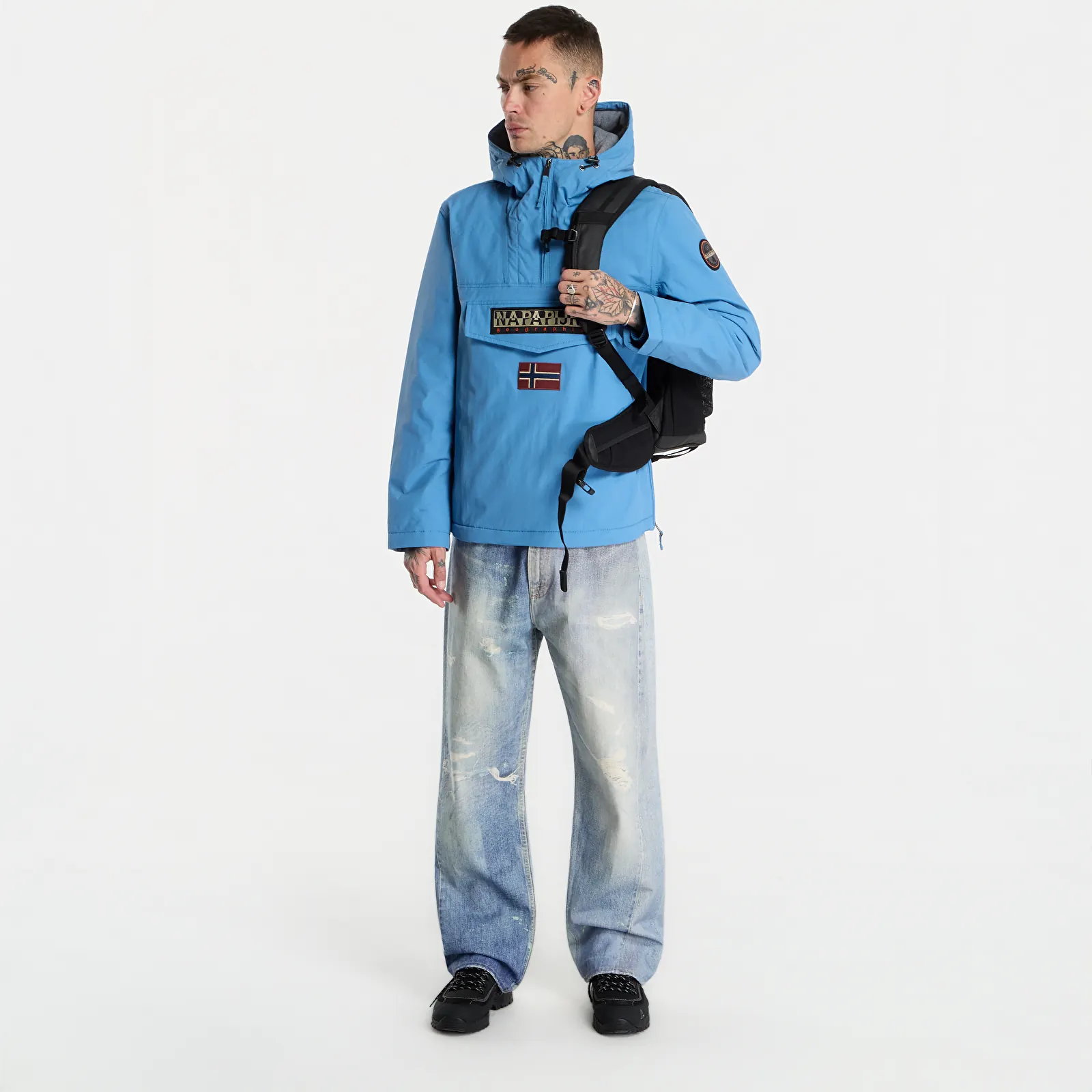 Jakker for menn Napapijri Rainforest Winter 3 Cyaneus
