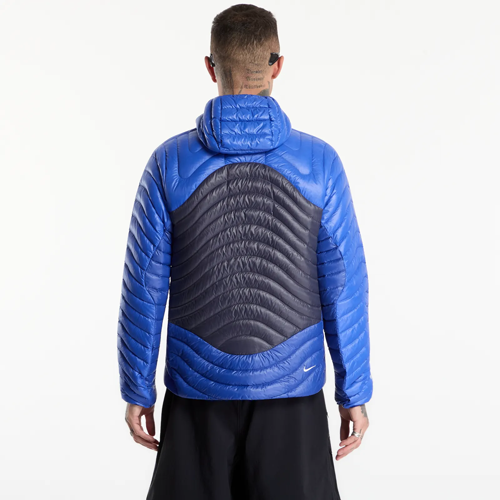 Dunjakker for menn Nike ACG Lava Flow Therma-FIT ADV Ultralight Down Jacket Old Royal/ Gridiron/ Summit White