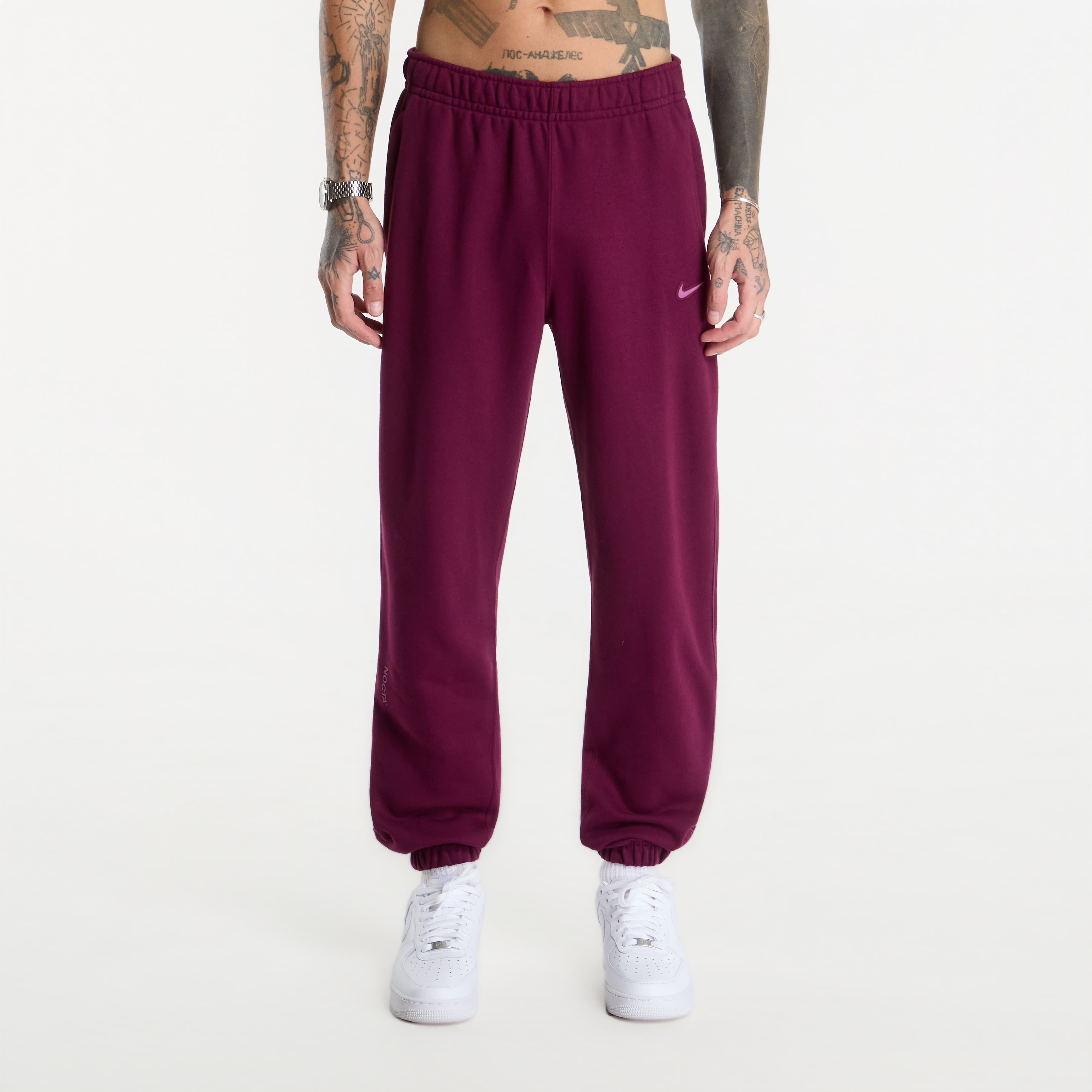Потници Nike x NOCTA Fleece CS Sweatpants Bordeaux/ Light Bordeaux XS