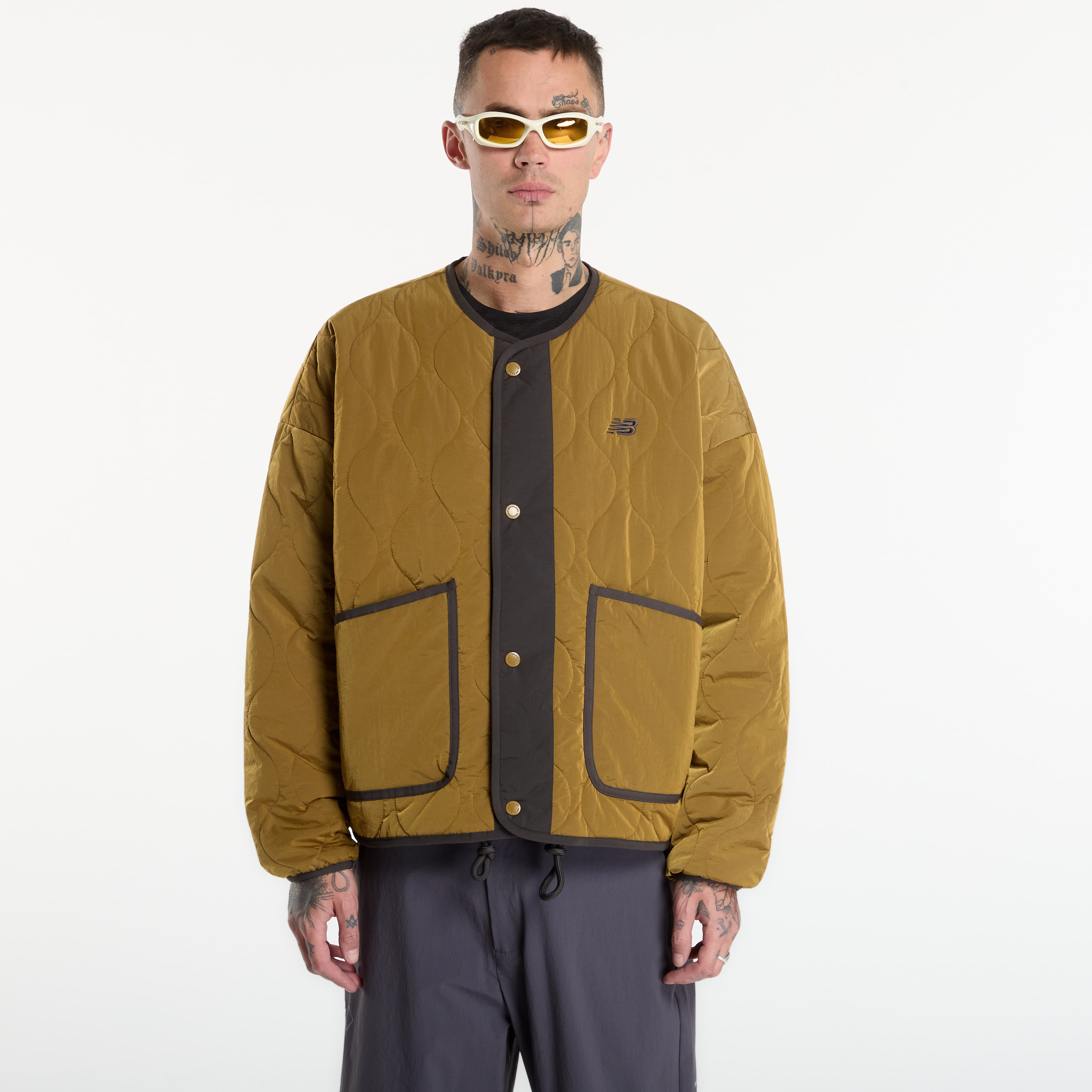 Bomber New Balance Quilted Bomber Bark L