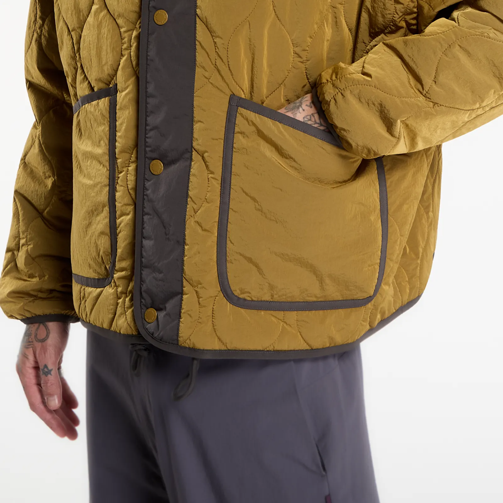 Vyriški bomberiai New Balance Quilted Bomber Bark