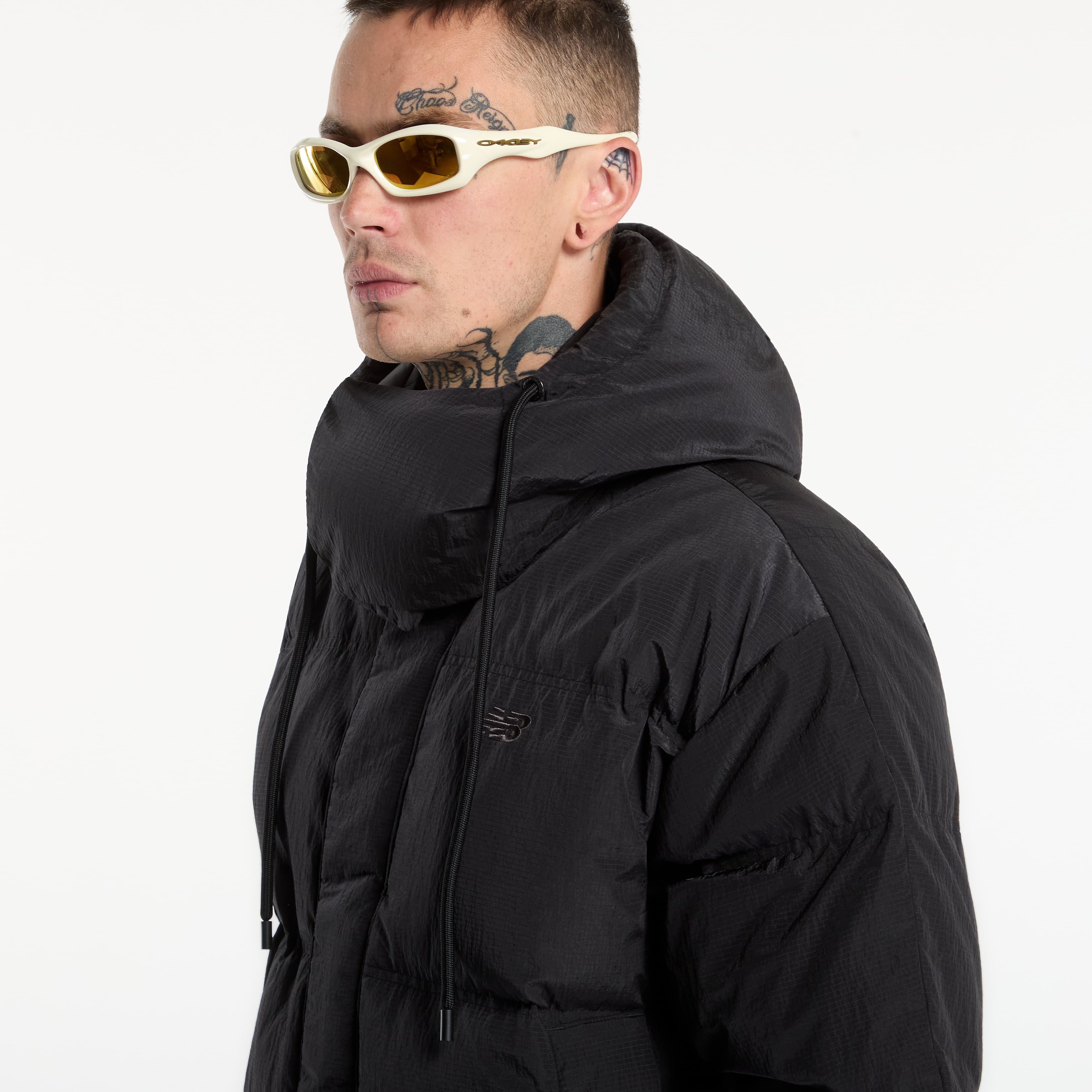 Φουσκωτό μπουφάν New Balance Premium Puffer Jacket Black M