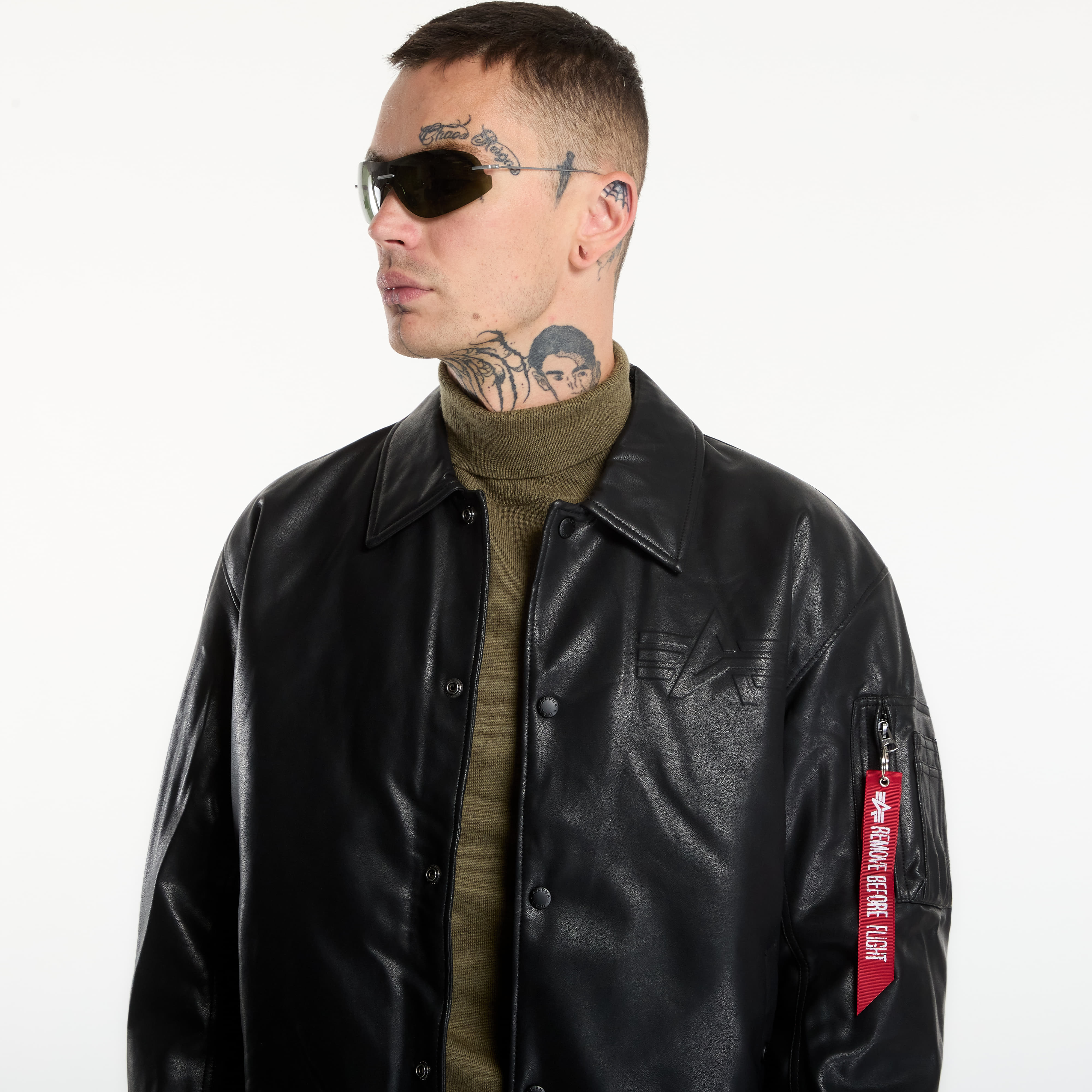 Μπουφάν Alpha Industries PU College Jacket Black L