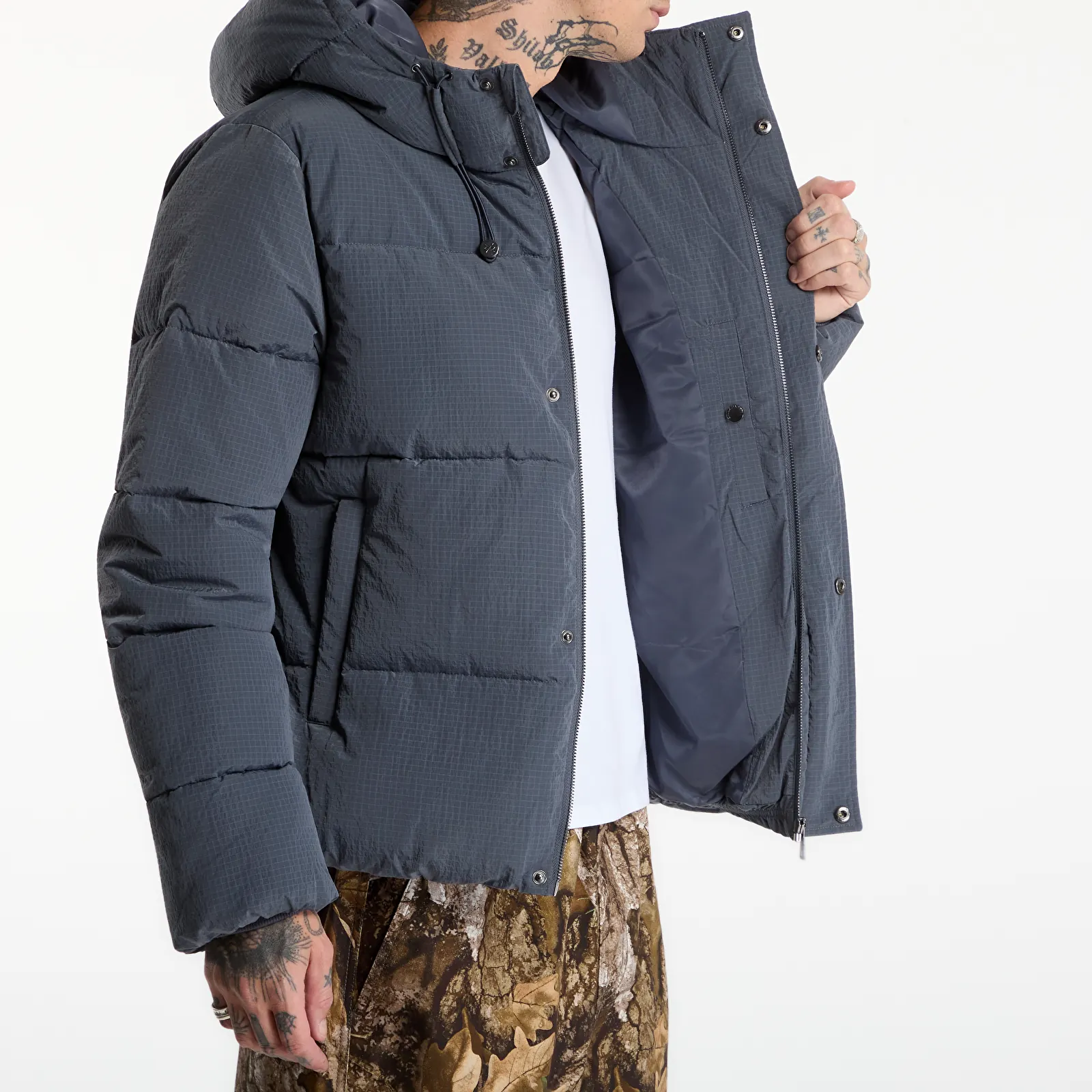 Vestes pour hommes Daily Paper Ripstop Puffer Jacket Turbulance