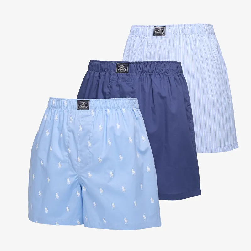 Boxers Ralph Lauren Polo Open Boxer 3-Pack Blue
