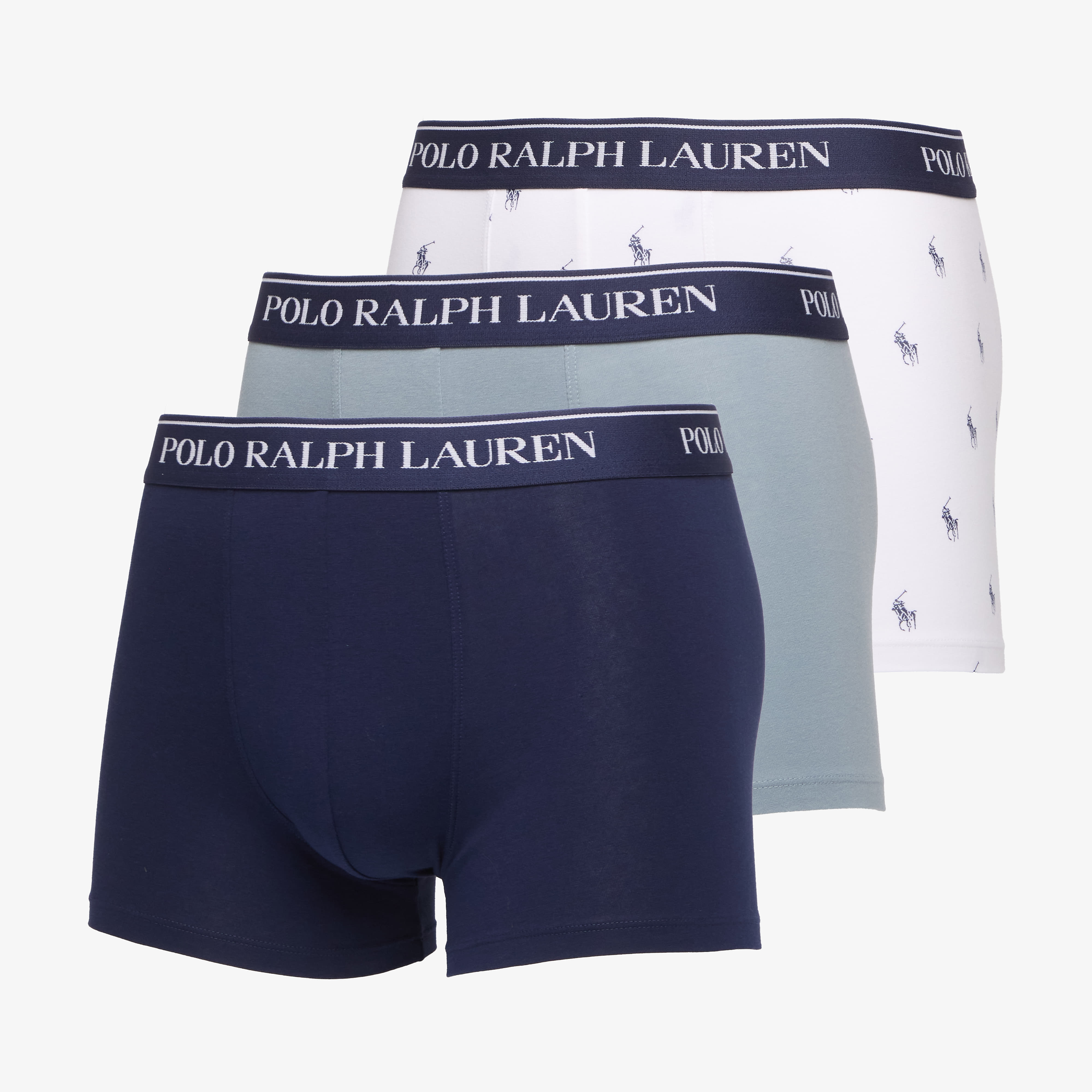 Боксерки Ralph Lauren Classic Trunk 3-Pack Blue S