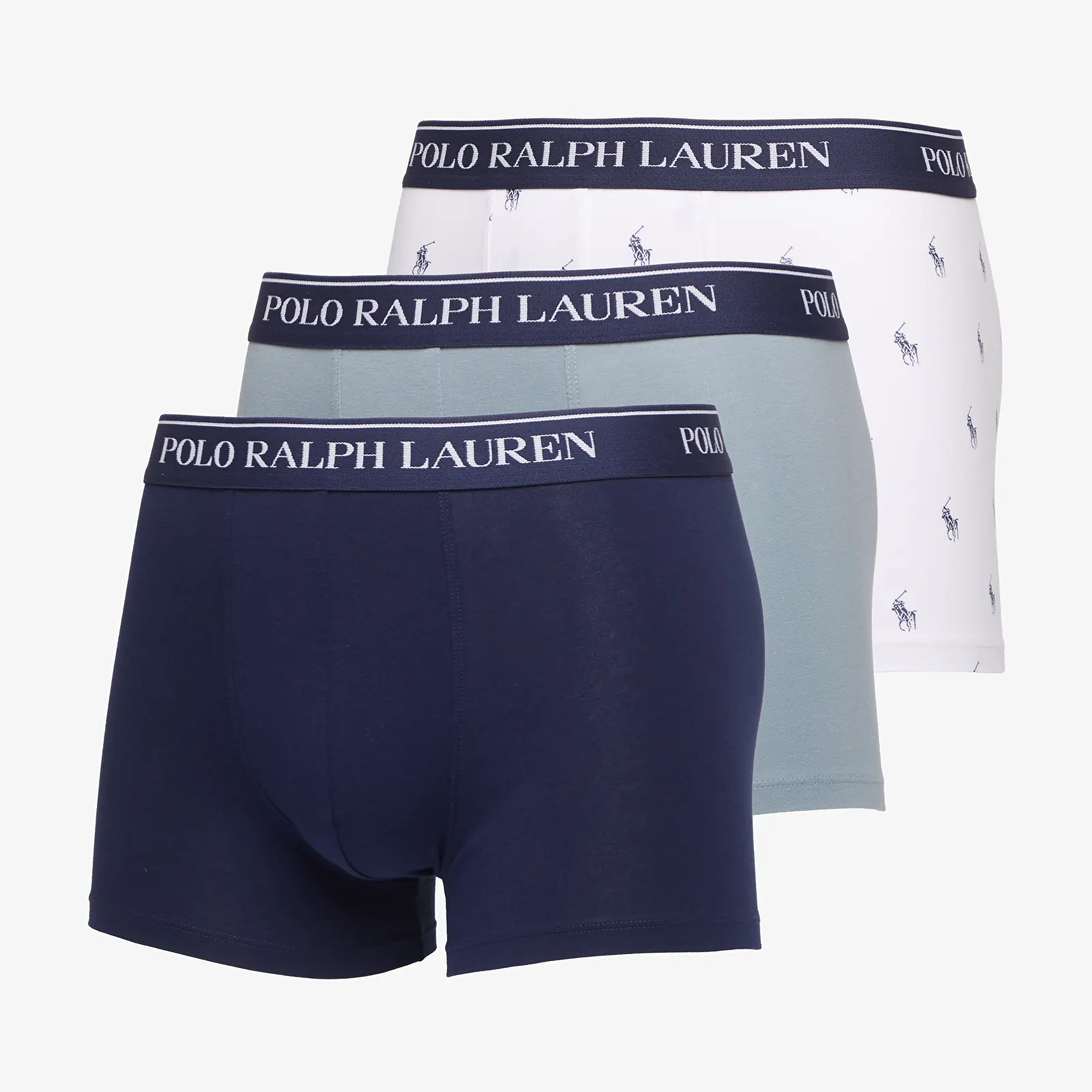 Men's boxers Ralph Lauren Classic Trunk 3-Pack Blue