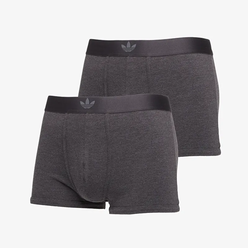Boxeri adidas Trunk 2-Pack Heather Black