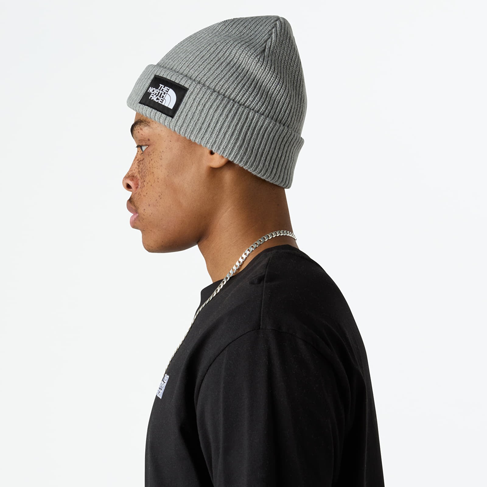 Pălării pentru bărbați The North Face Salty Lined Beanie TNF Light Grey