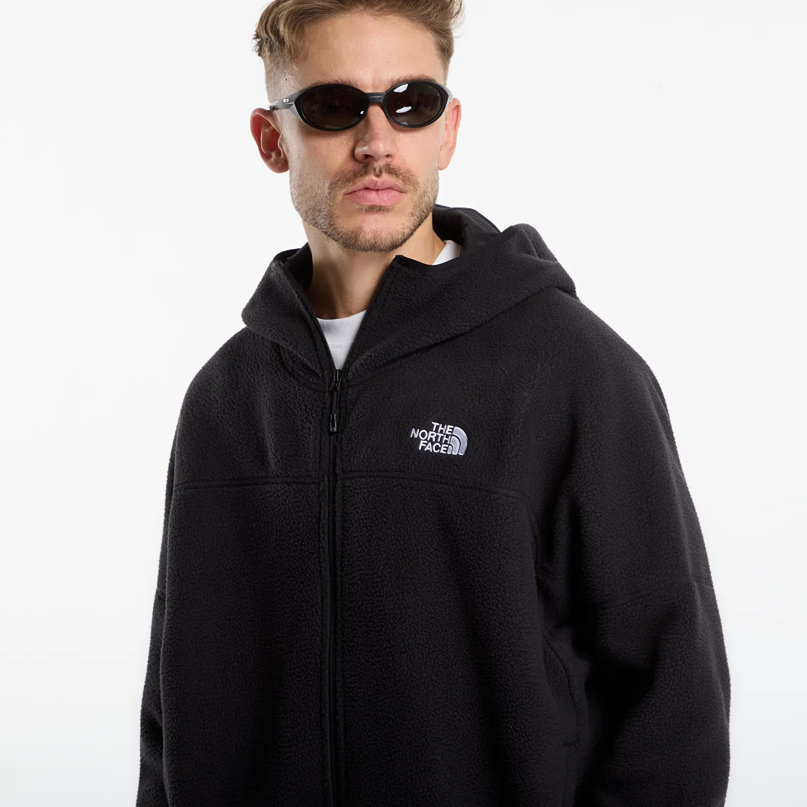 Dukserice The North Face NSE Full Zip Mask Fleece TNF Black