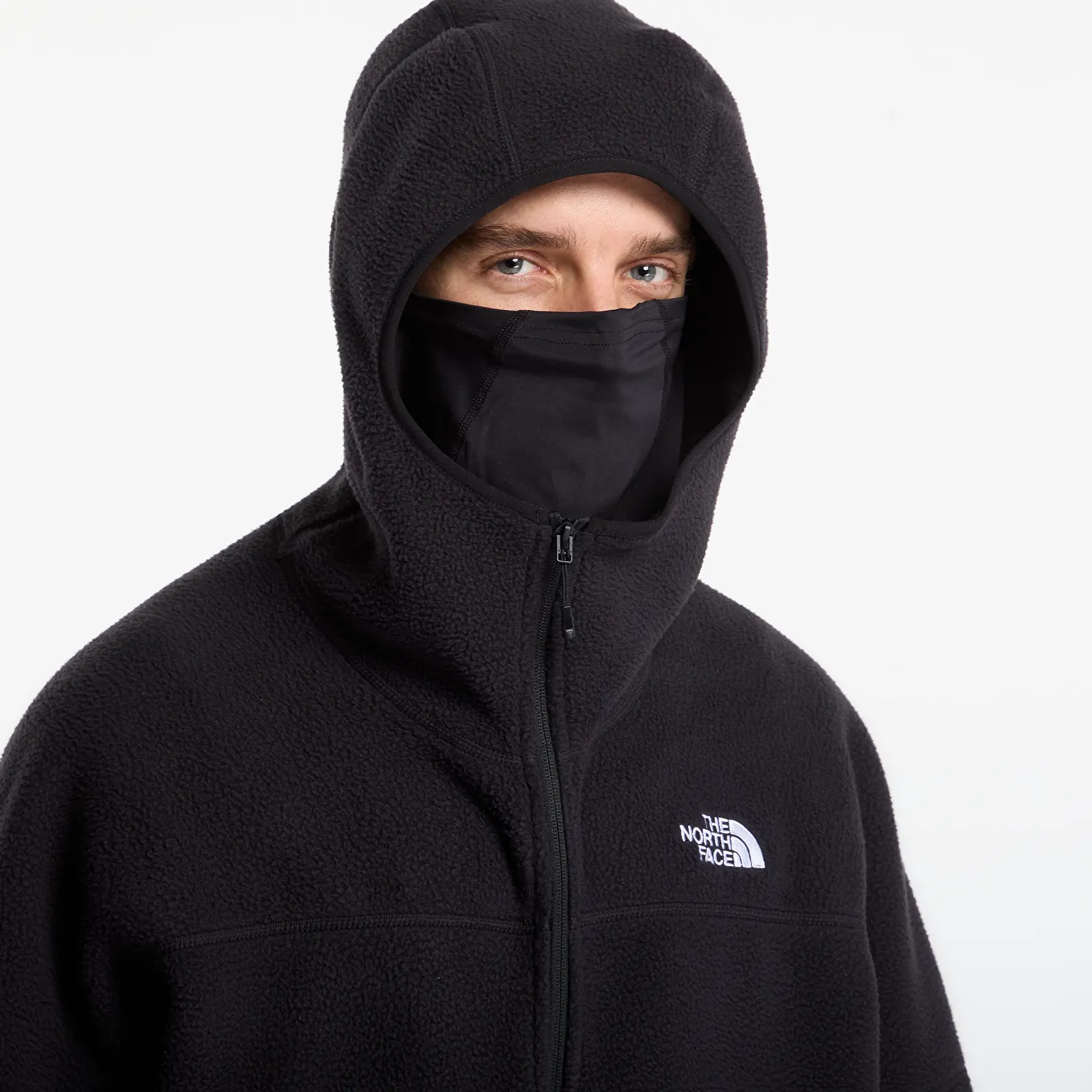Dukserice The North Face NSE Full Zip Mask Fleece TNF Black