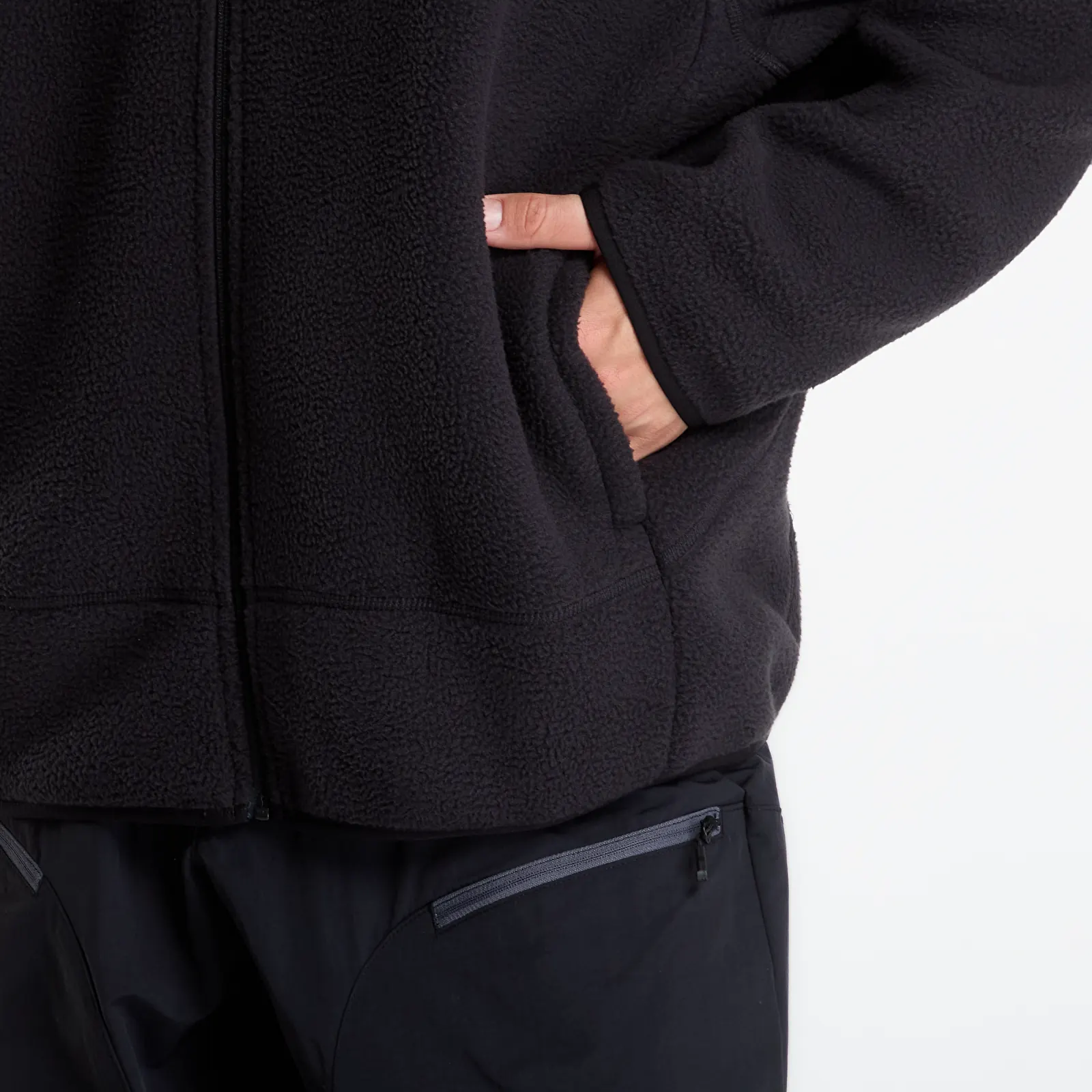 Dukserice The North Face NSE Full Zip Mask Fleece TNF Black