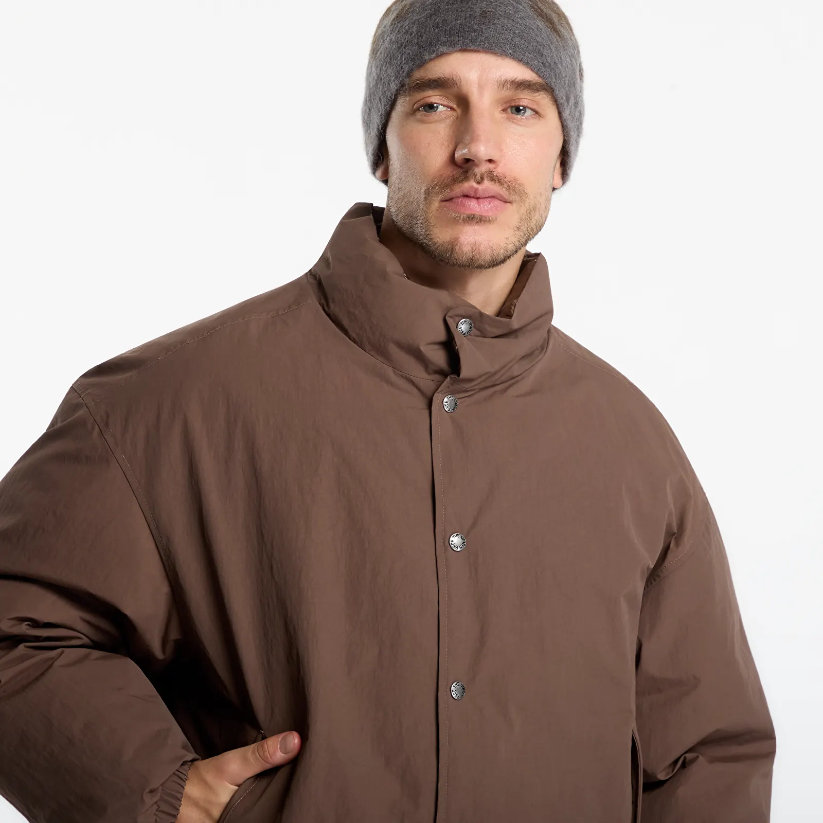 Vyriškos striukės The North Face TNF RB Down Jacket Smokey Brown