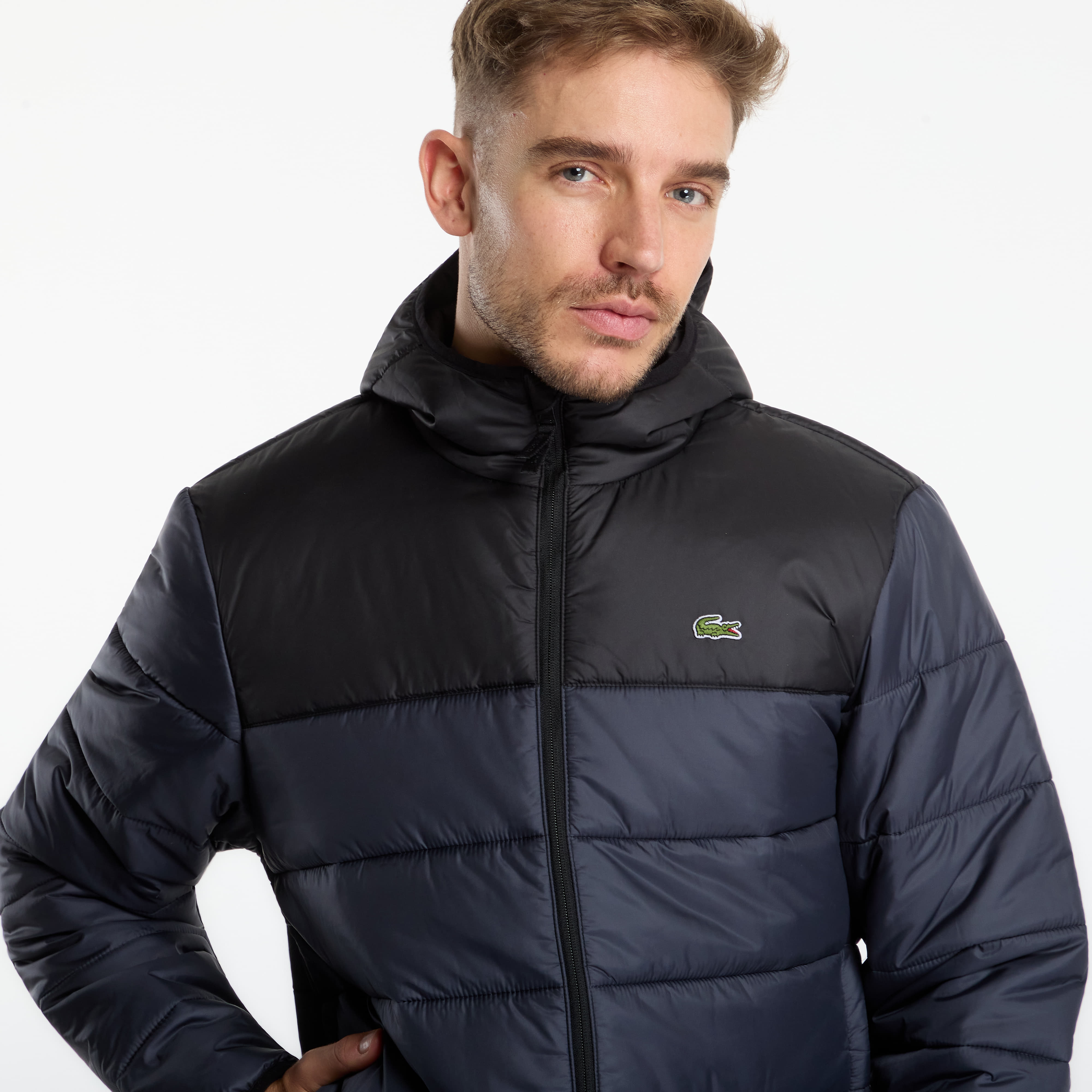 Μπουφάν Lacoste Puffer Jackets Black/Graphite 54