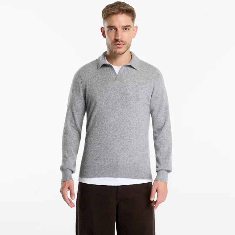 MC2 Saint Barth Covent Cashmere Sweater Grey Melange