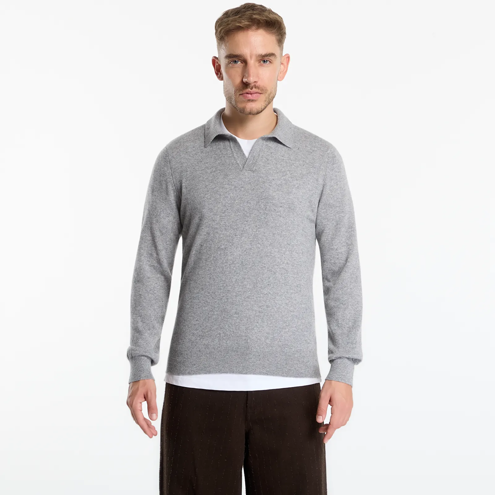 Свитеры и джемперы MC2 Saint Barth Covent Cashmere Sweater Grey Melange