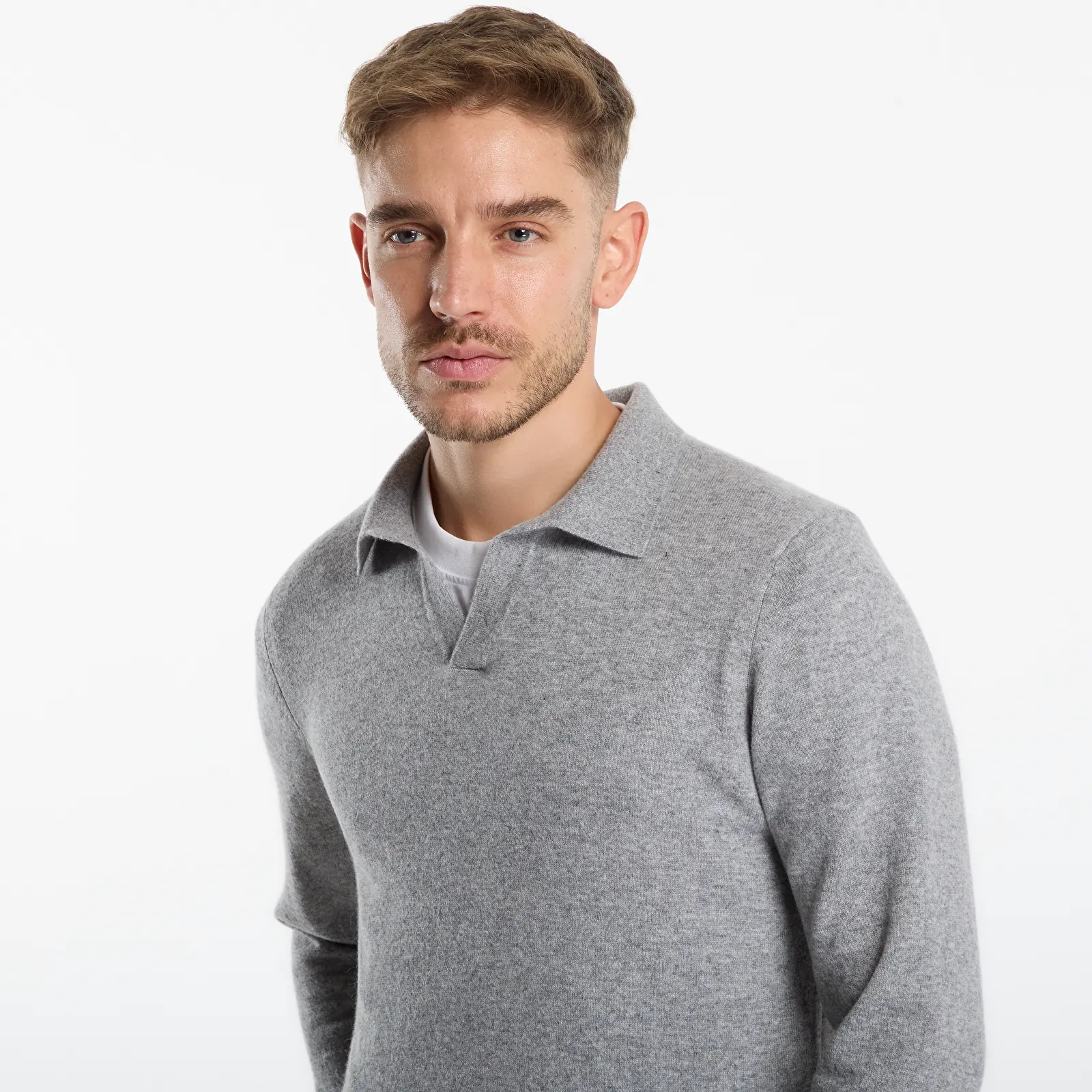 Свитеры и джемперы MC2 Saint Barth Covent Cashmere Sweater Grey Melange