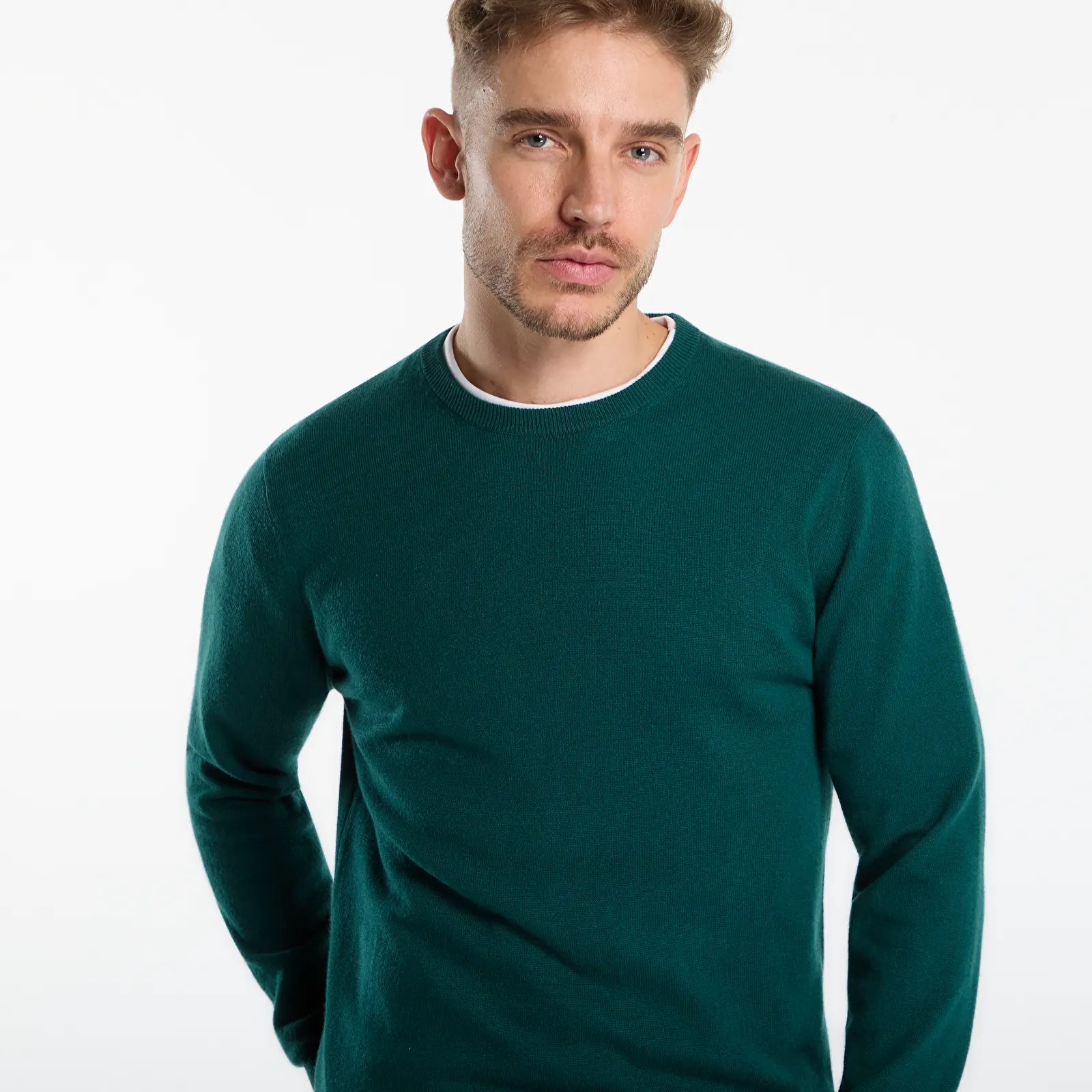 Pullover MC2 Saint Barth Regent Merinocash Sweater British Green