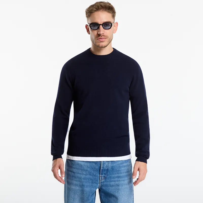 Pullover MC2 Saint Barth Regent Lambswool Sweater Night Blue