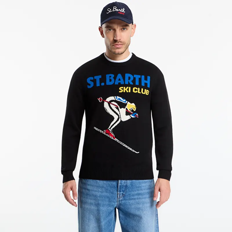Pullover MC2 Saint Barth Heron C Sweater SB Ski Club Stylized
