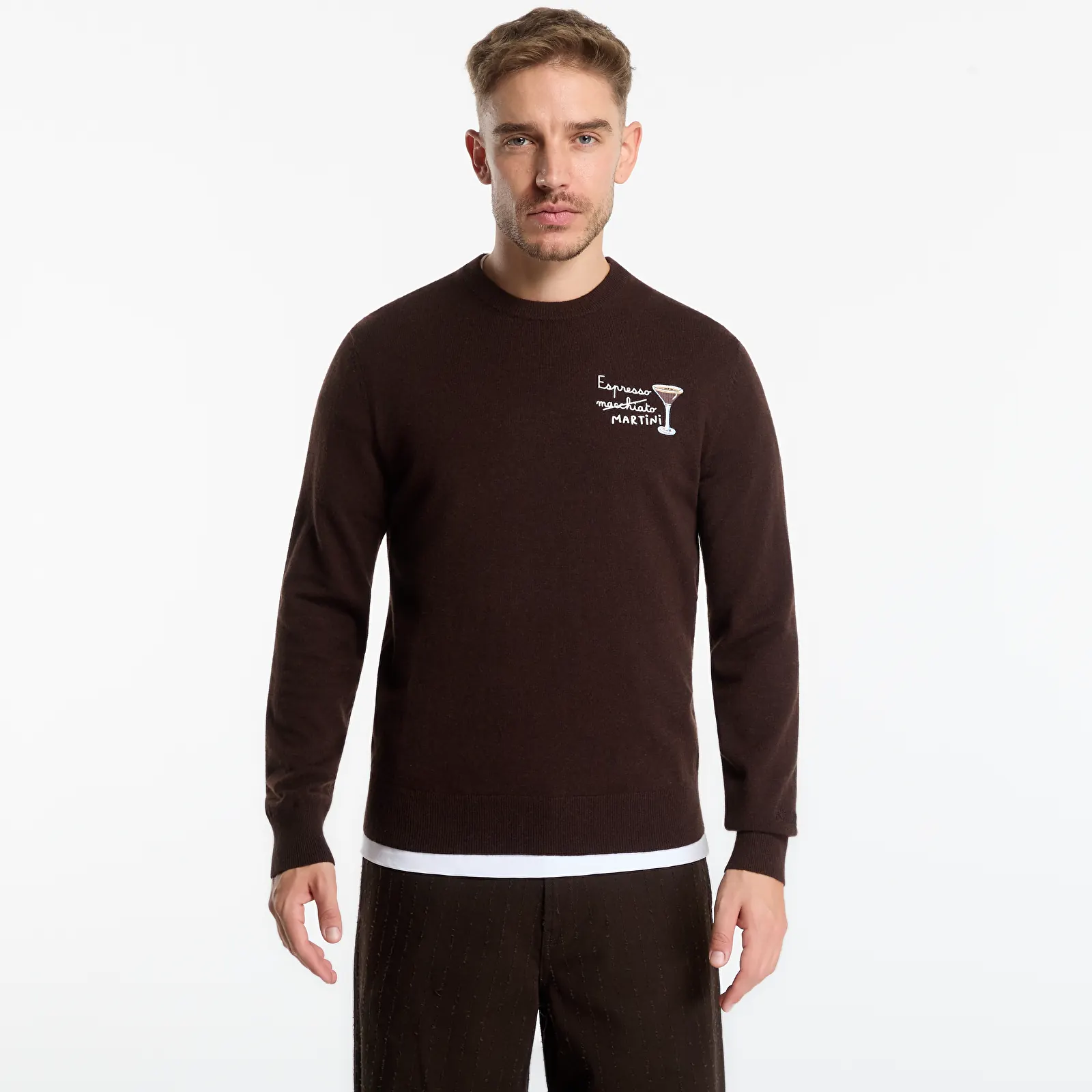 Gensere MC2 Saint Barth Heron Light Embry Sweater Espresso Cocktail