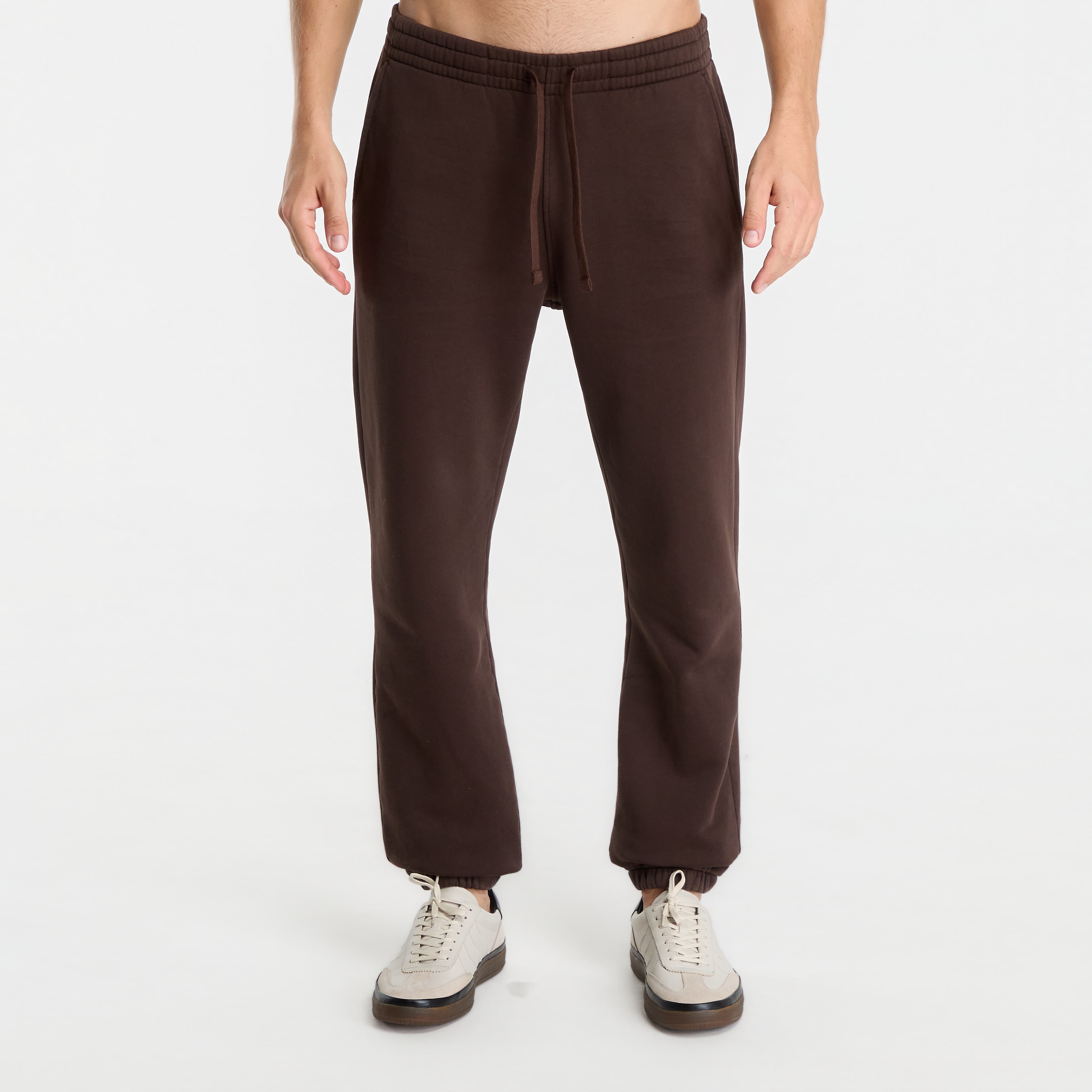 Потници MC2 Saint Barth Bolt Wn Raw Sweatpants Dark Brown L