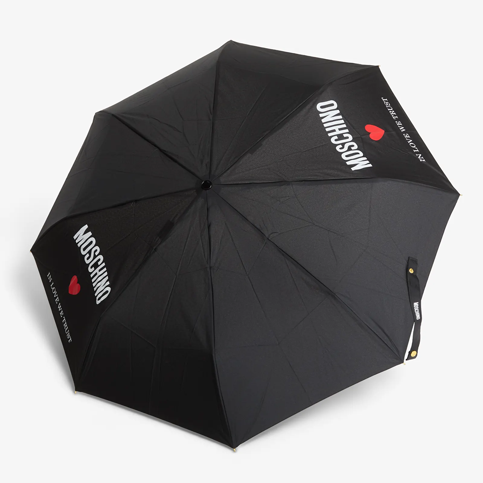 Other accessories Moschino In Love We Trust Open Close Umbrella Black
