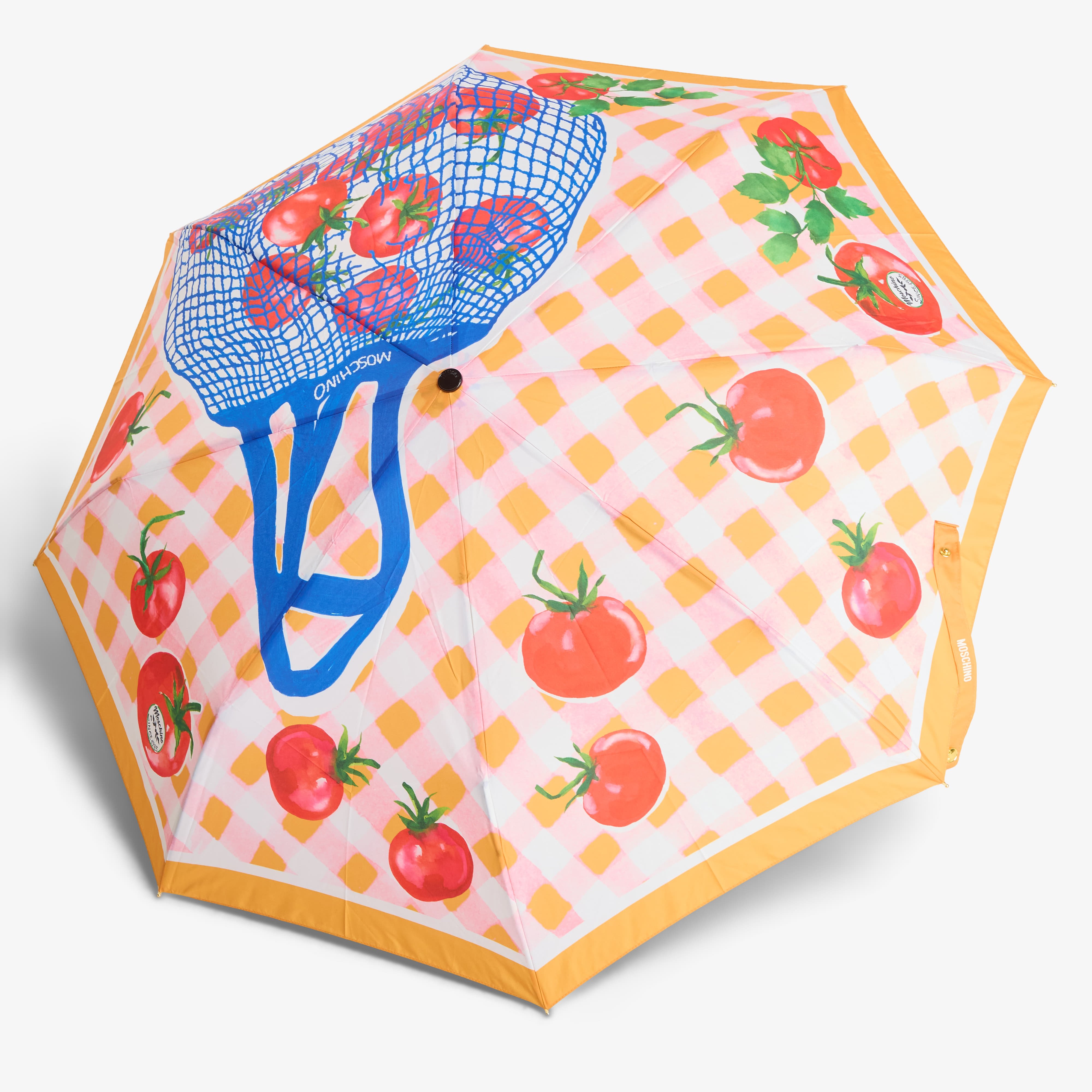 Moschino Tomatoes Open Close Umbrella Multicolor Universal