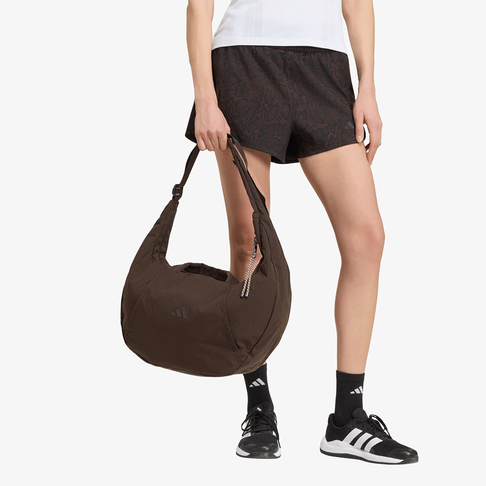Moške torbe za na ramo adidas Motion Croissant Bag Large Aurora Coffee/ Aurora Coffee