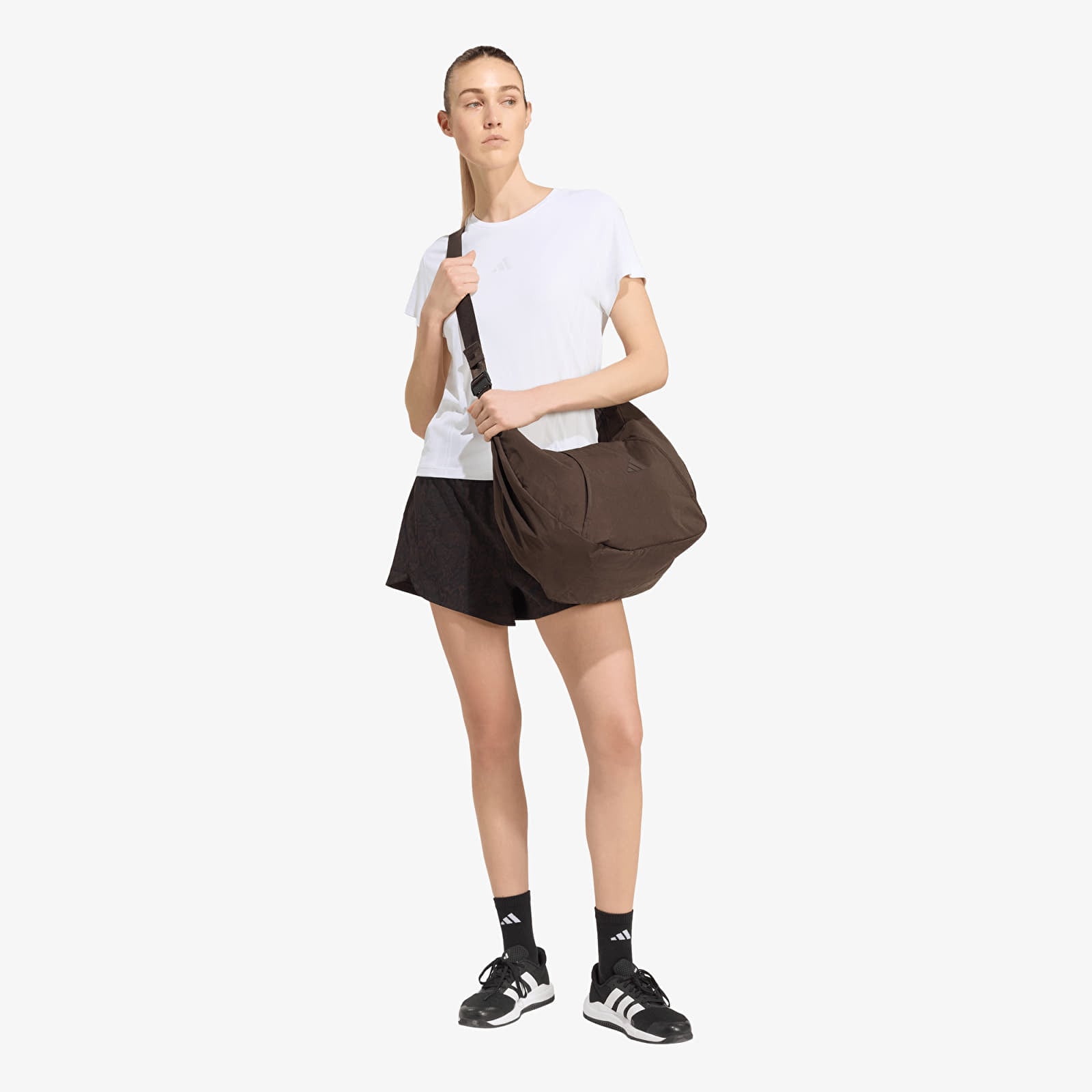 Moške torbe za na ramo adidas Motion Croissant Bag Large Aurora Coffee/ Aurora Coffee
