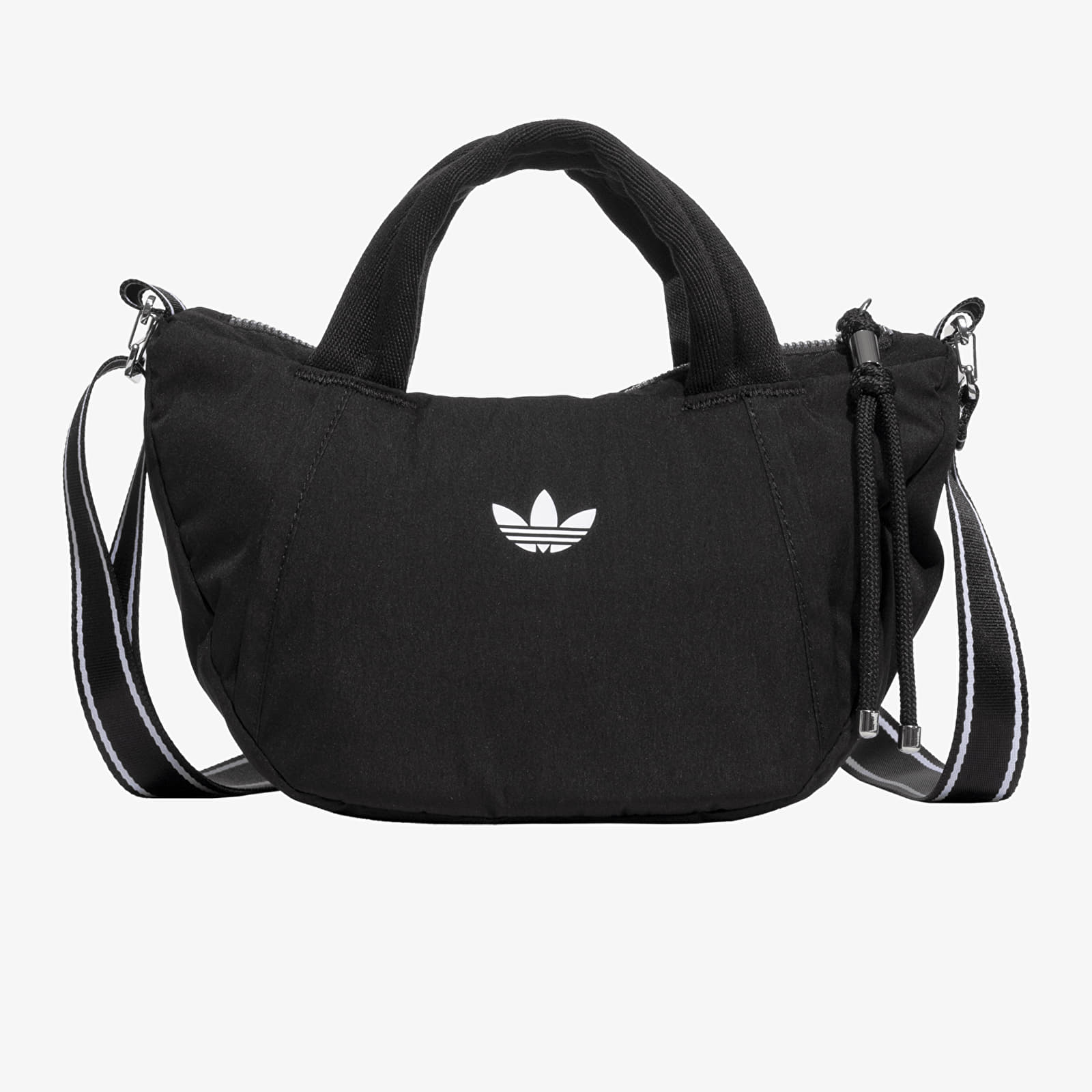 Pánske tašky cez rameno adidas OG Sport Croissant Bag Extra Small Black/ White/ Silver Met.