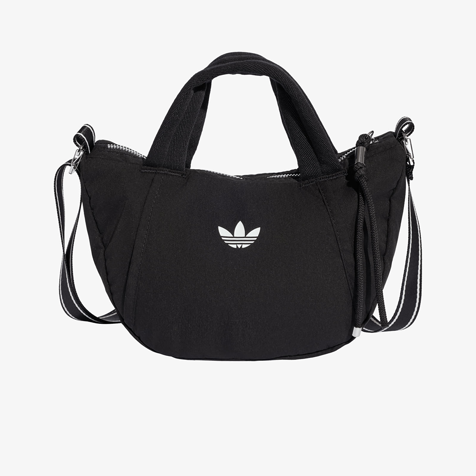 Pánske tašky cez rameno adidas OG Sport Croissant Bag Extra Small Black/ White/ Silver Met.