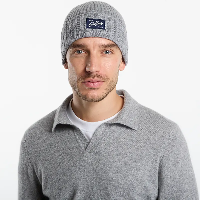 Čepice MC2 Saint Barth Sheldon Beanie Grey Melange