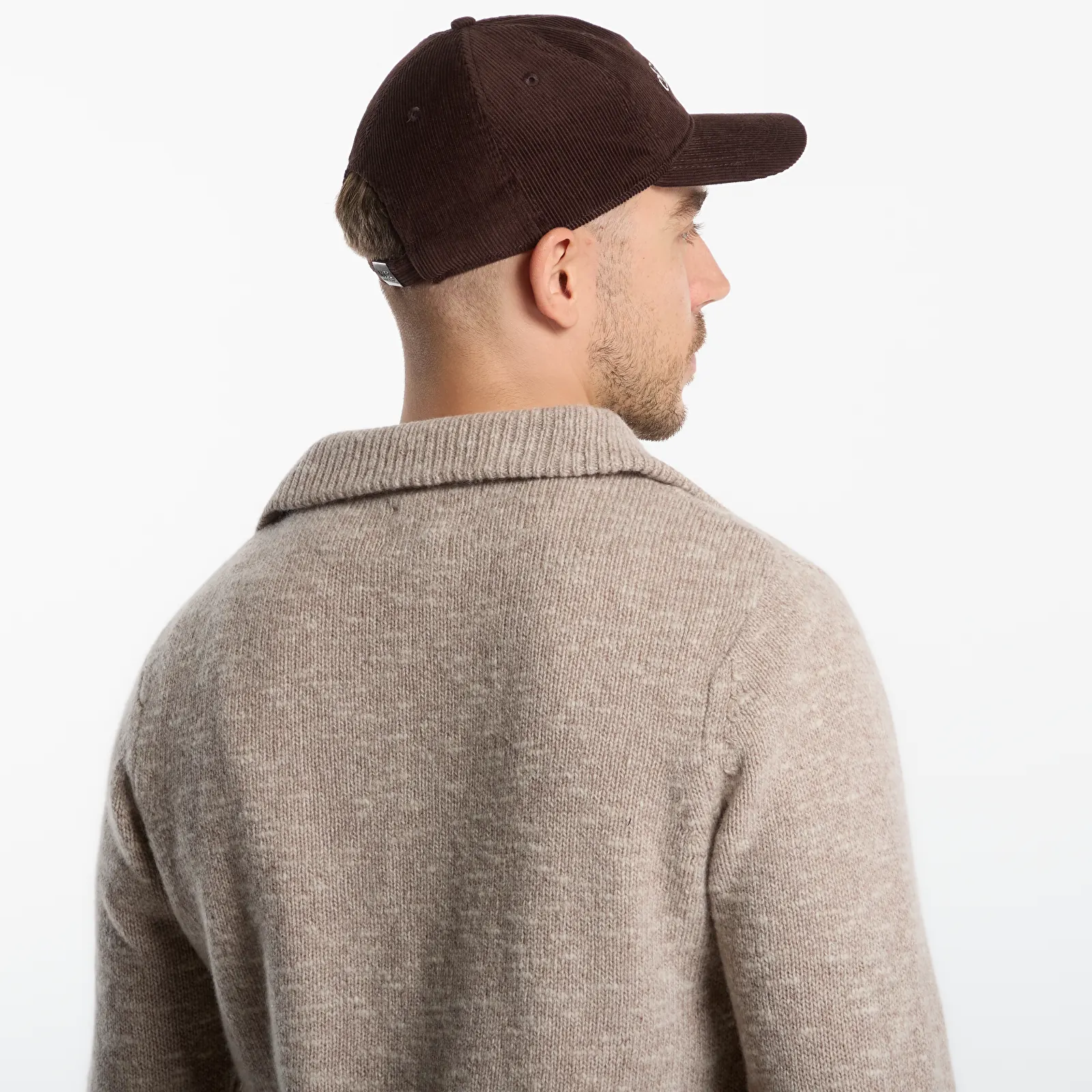 Caps MC2 Saint Barth Baseball Corduroy S Cap Brown
