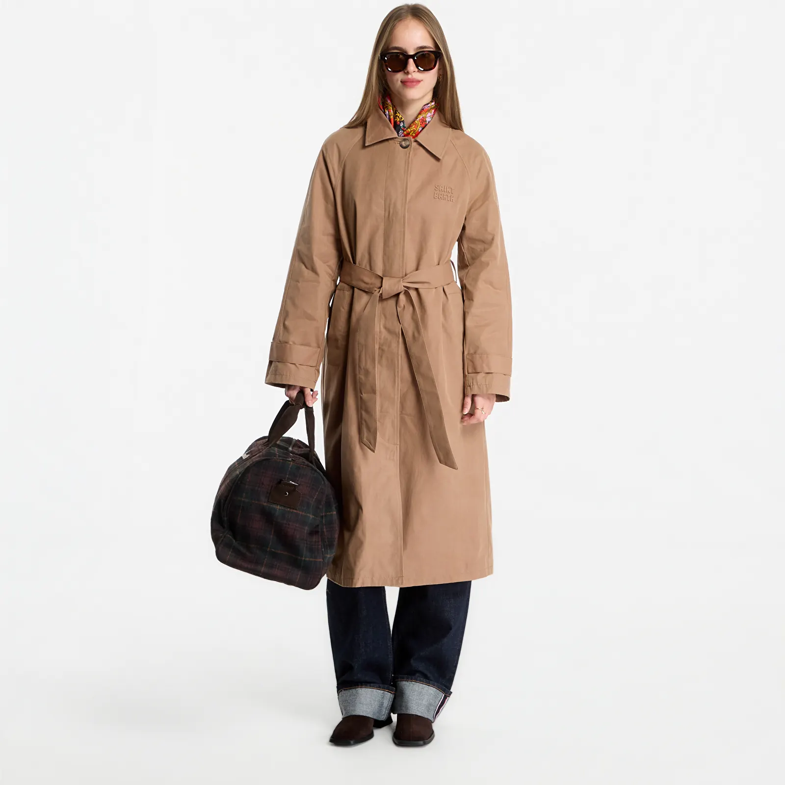 Mäntel MC2 Saint Barth Lior Wax Coat Tartan