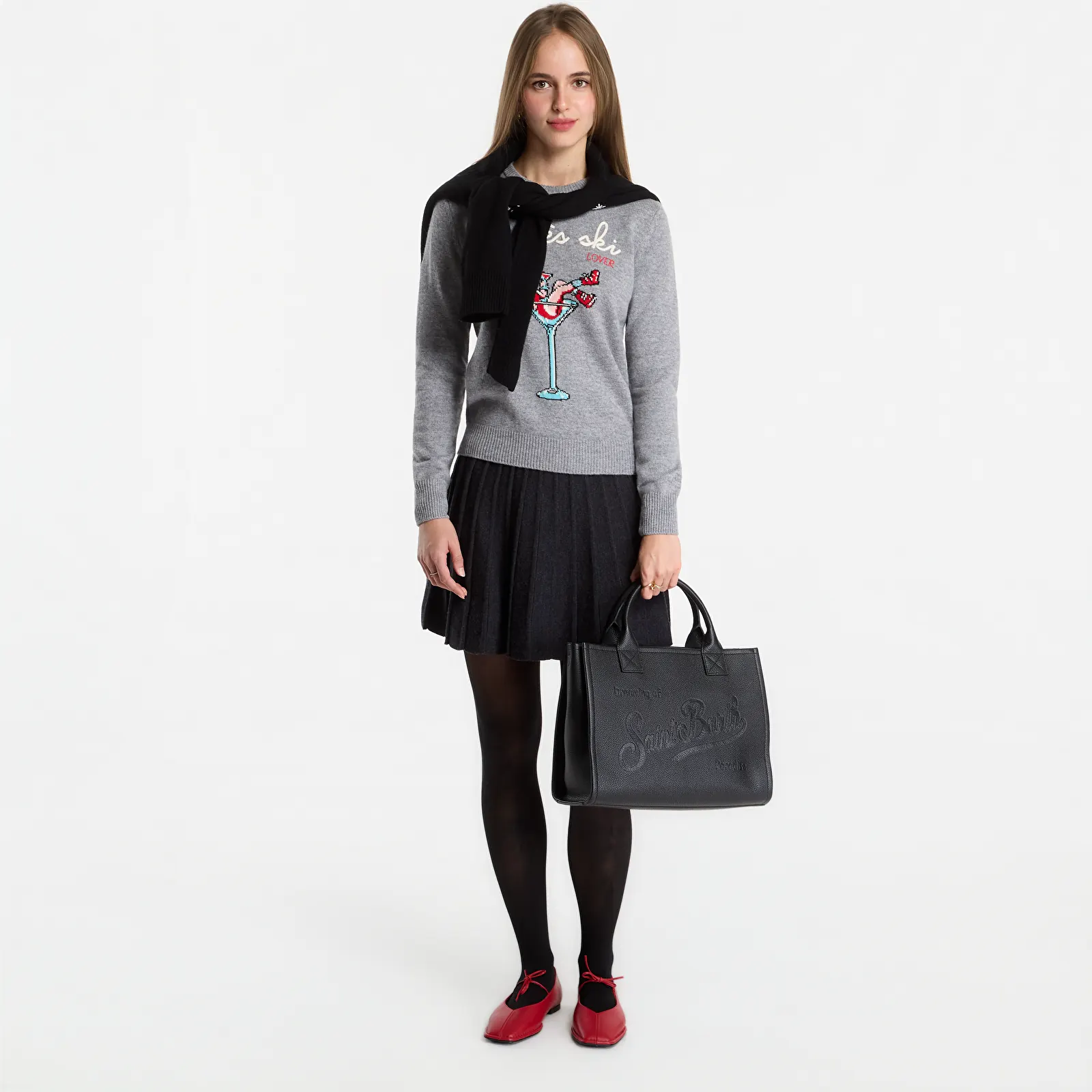 Sweaters MC2 Saint Barth New Queen C Sweater Apres Girl Glass