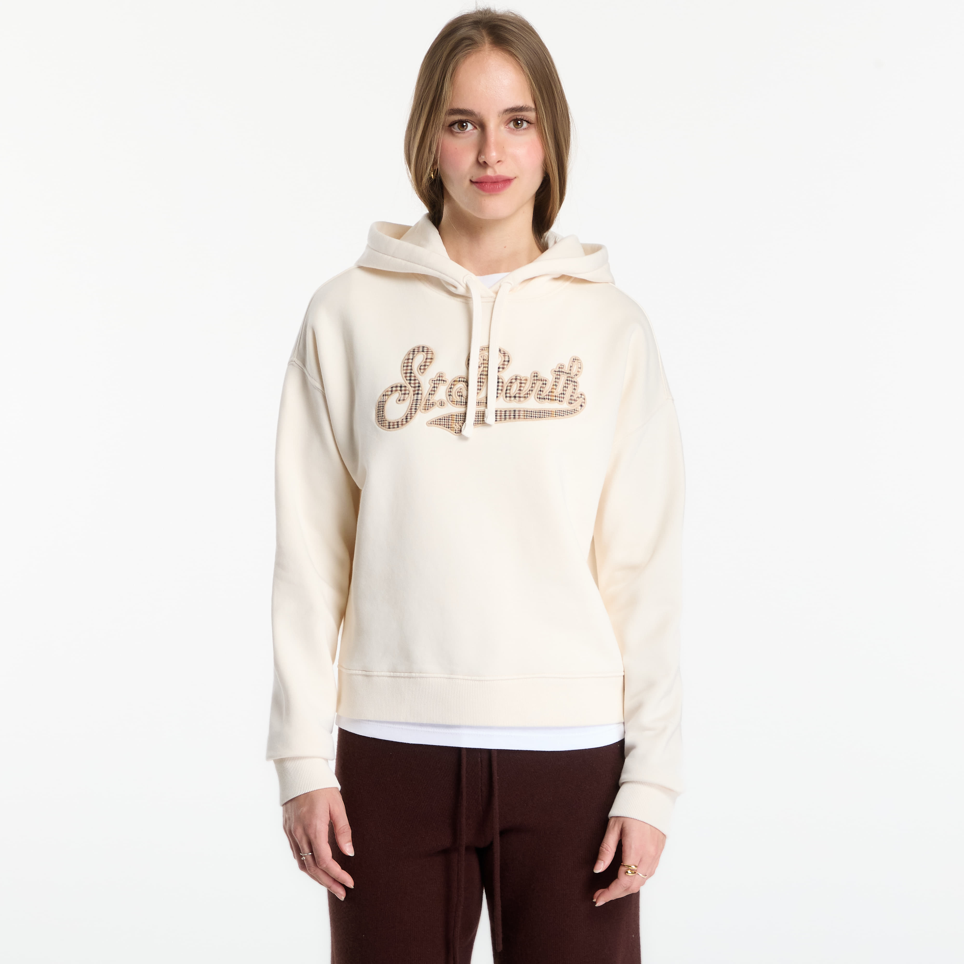 Суитшърт MC2 Saint Barth Mindy W Sweatshirt Sbarth Tartan L