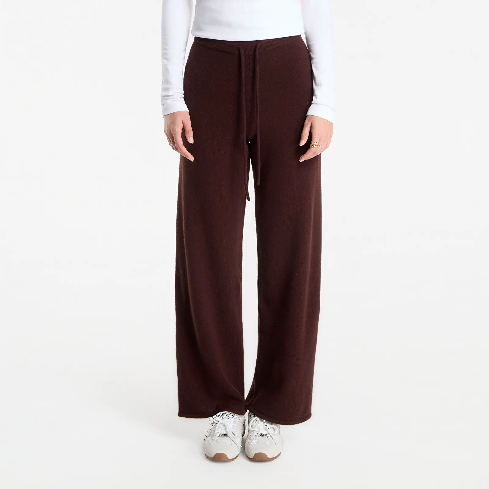 Naisten housut MC2 Saint Barth Cambon Wool Pant Brown