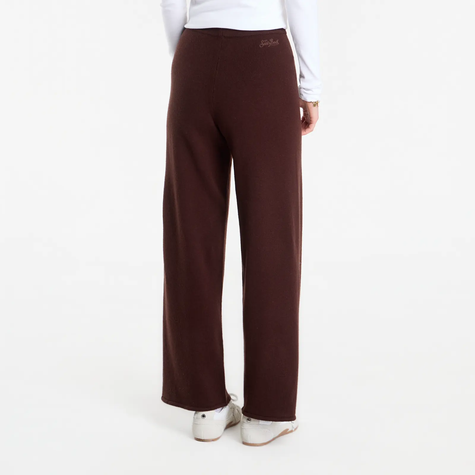 Naisten housut MC2 Saint Barth Cambon Wool Pant Brown