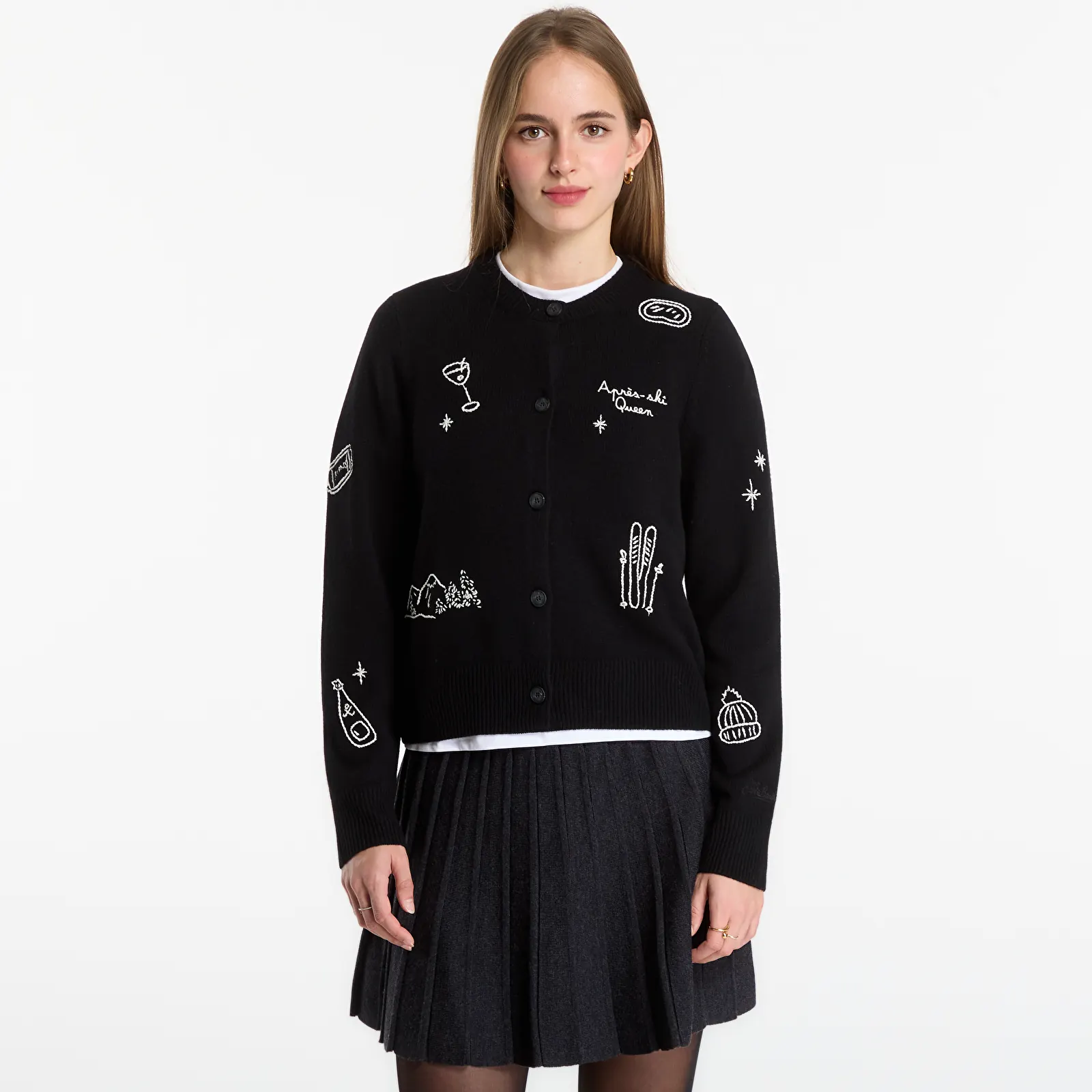 Pulóverek MC2 Saint Barth Sierra Cardigan Draw Apres Queen