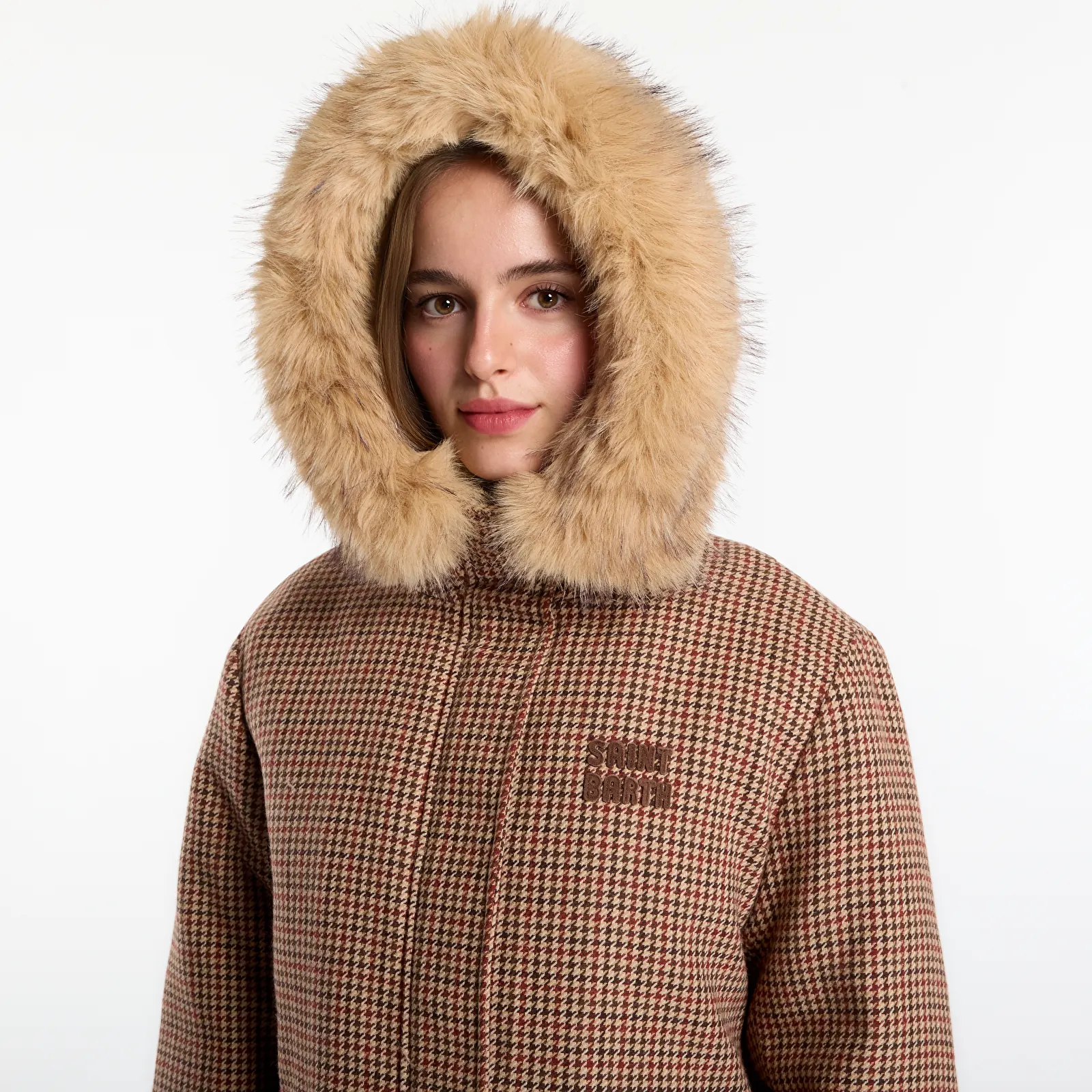 Women's jackets MC2 Saint Barth Brenna Flannel Jacket Pied De Poule
