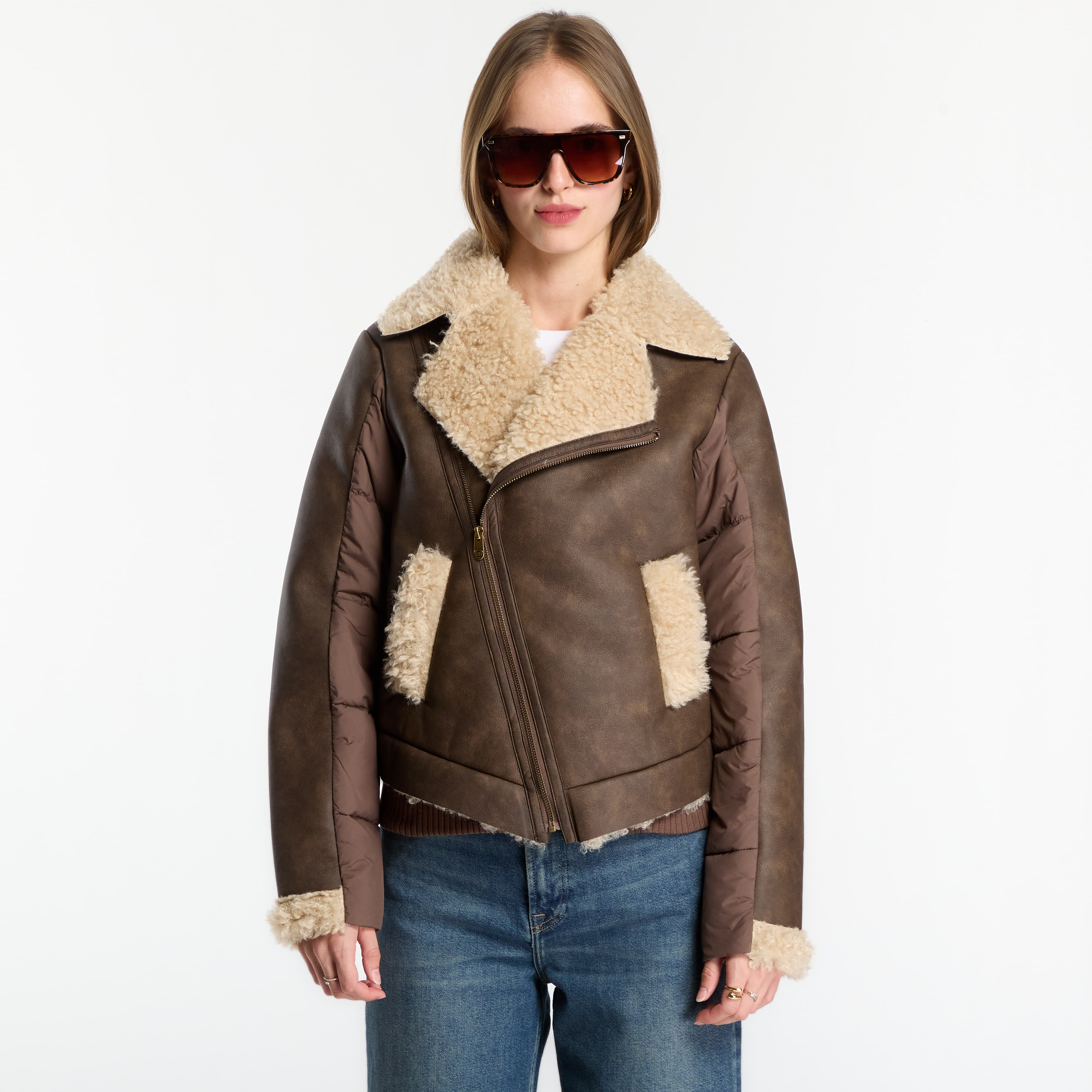Яке Desigual Parcella Coat Brown S