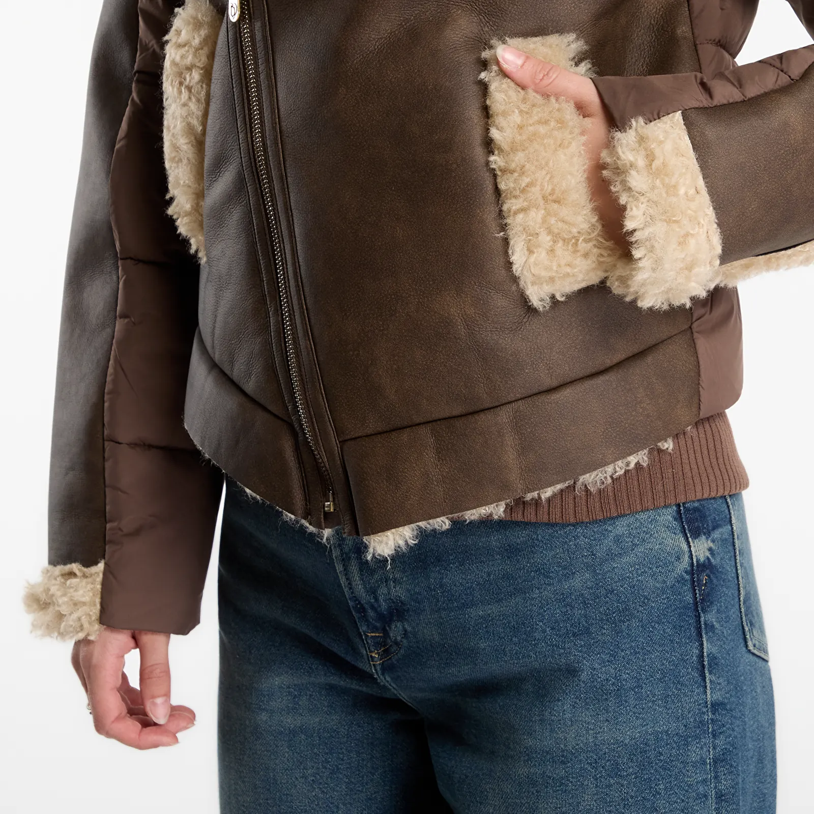 Jackor Desigual Parcella Coat Brown