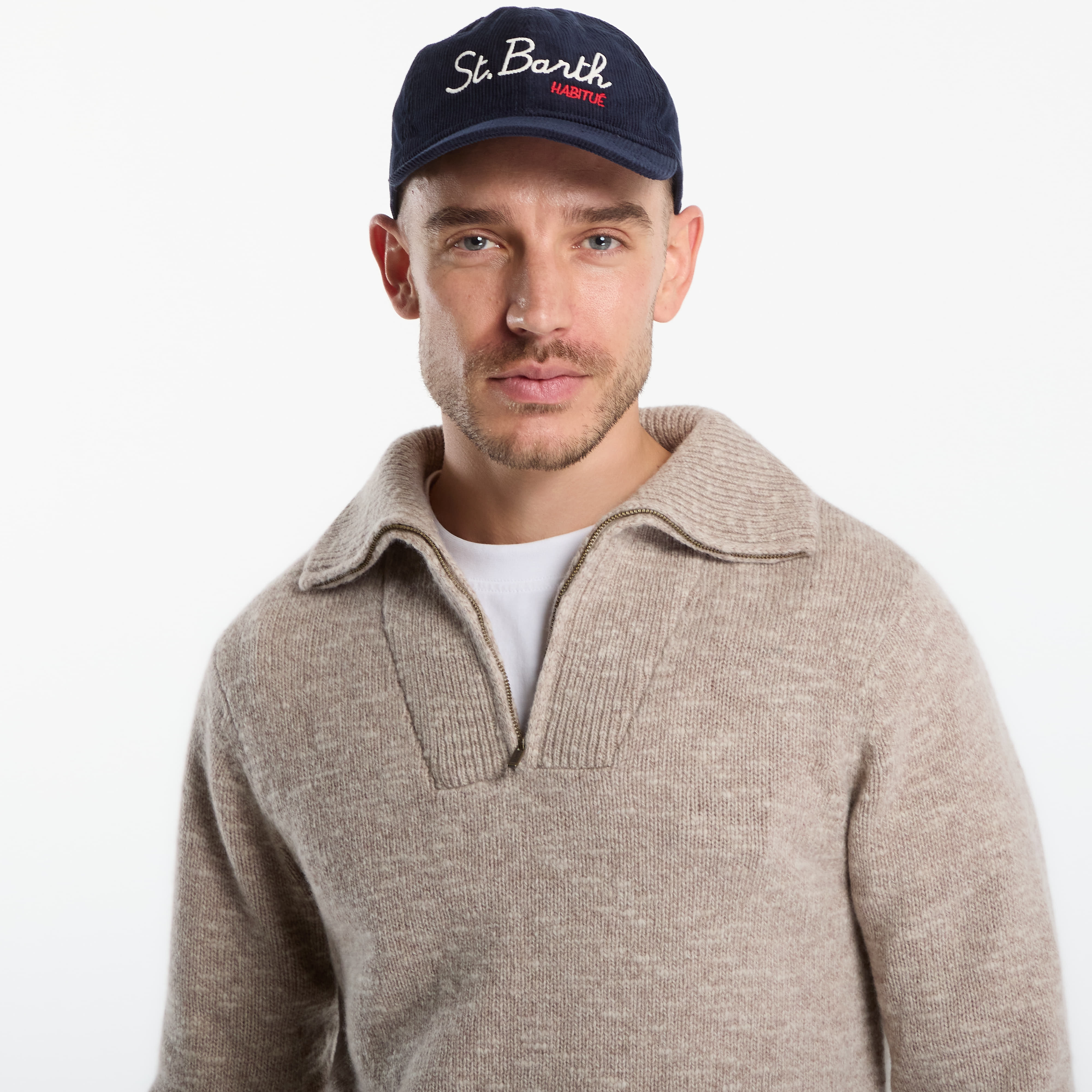 Шапка MC2 Saint Barth Baseball Corduroy S Cap SB Habitue Universal