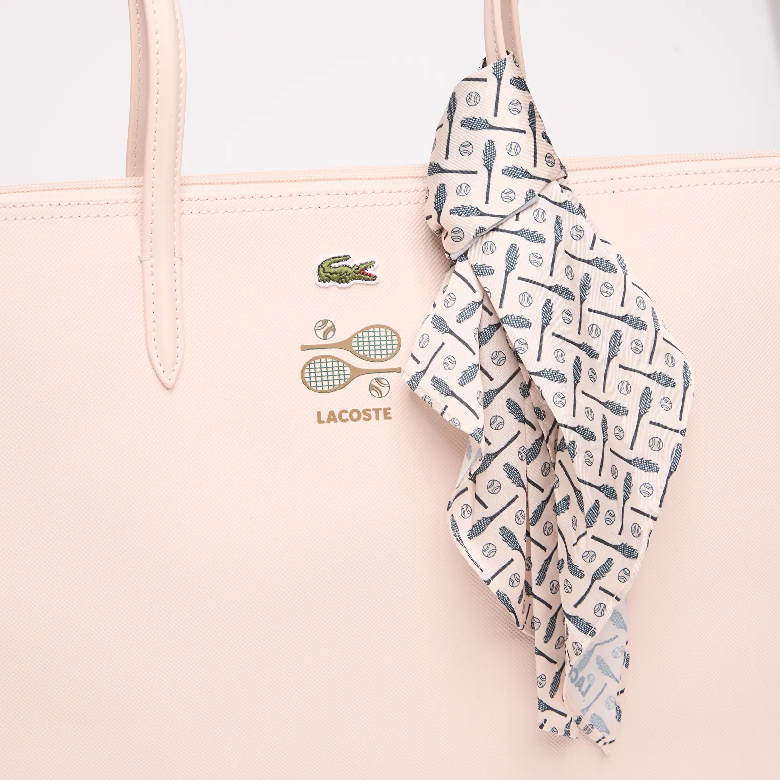 Sacs à main Lacoste Shopping Bag White/Eclipse Blue-Grape