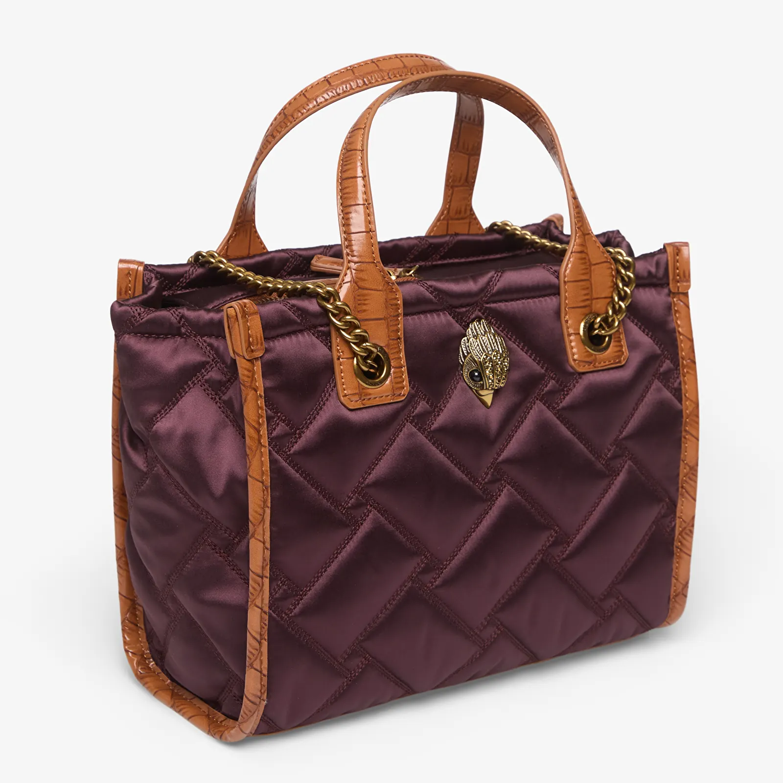 Genți de mână Kurt Geiger Hoxton Sm Shopper Wine Comb