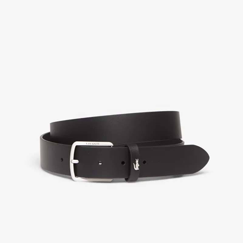 Vyö Lacoste Raw Edges Stitched Belt Without Color