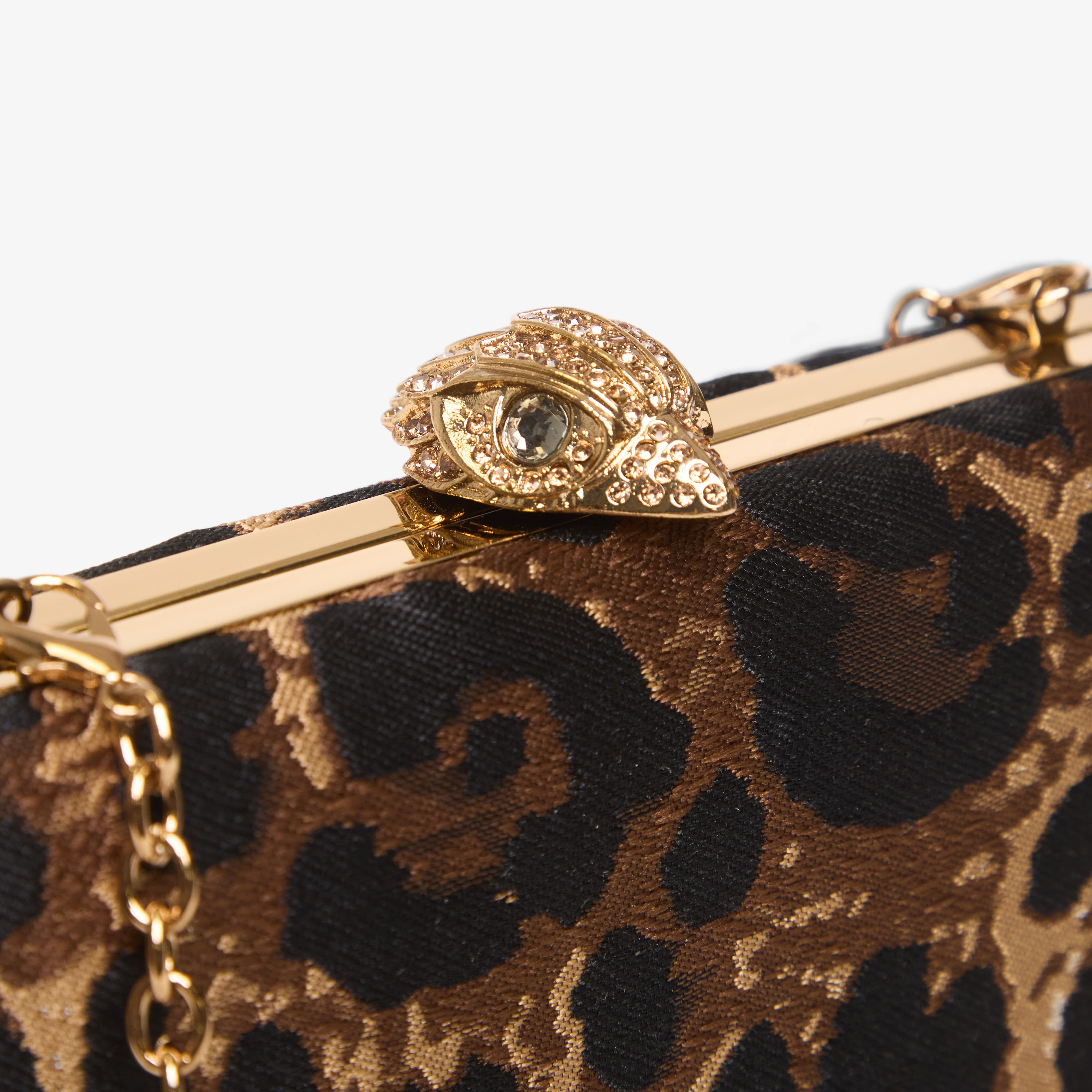 Kurt Geiger Kurt Geiger Crystal Kensington Clutch Gold Comb Universal - 5