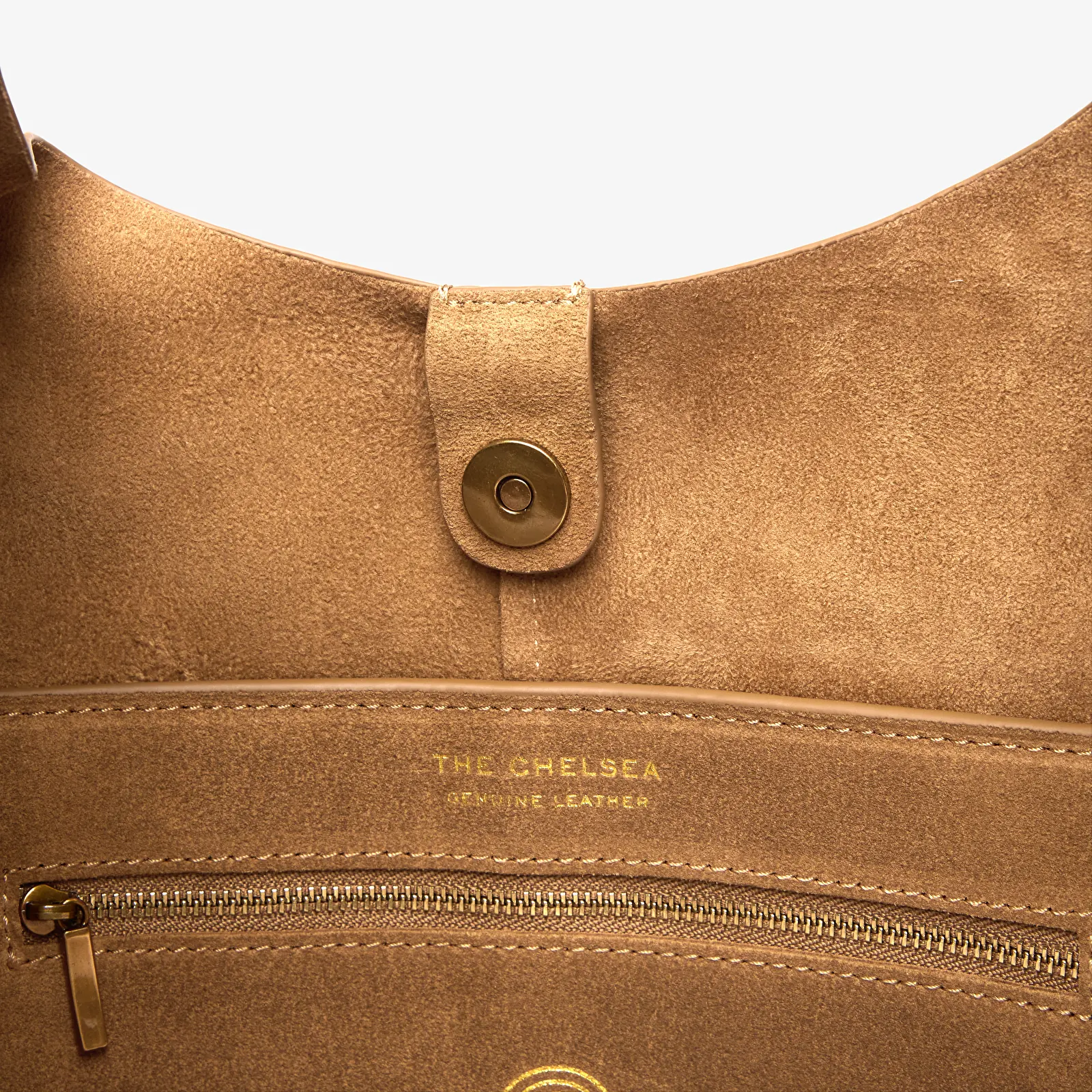 Sacs à main pour femmes Kurt Geiger Chelsea Lg Slouch Hobo Tan