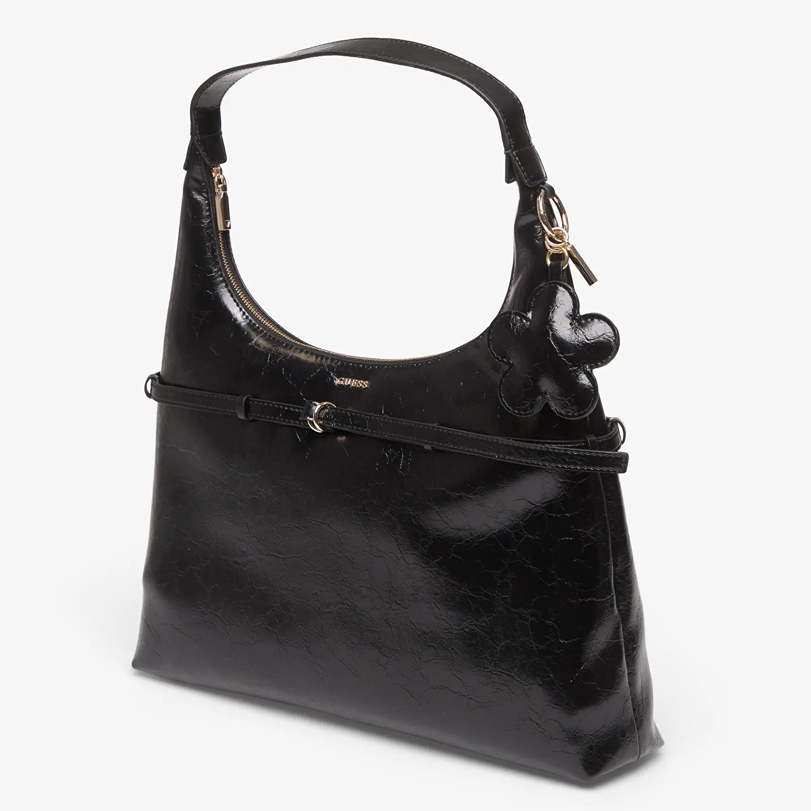 Handtaschen Guess Taylor Hobo Black